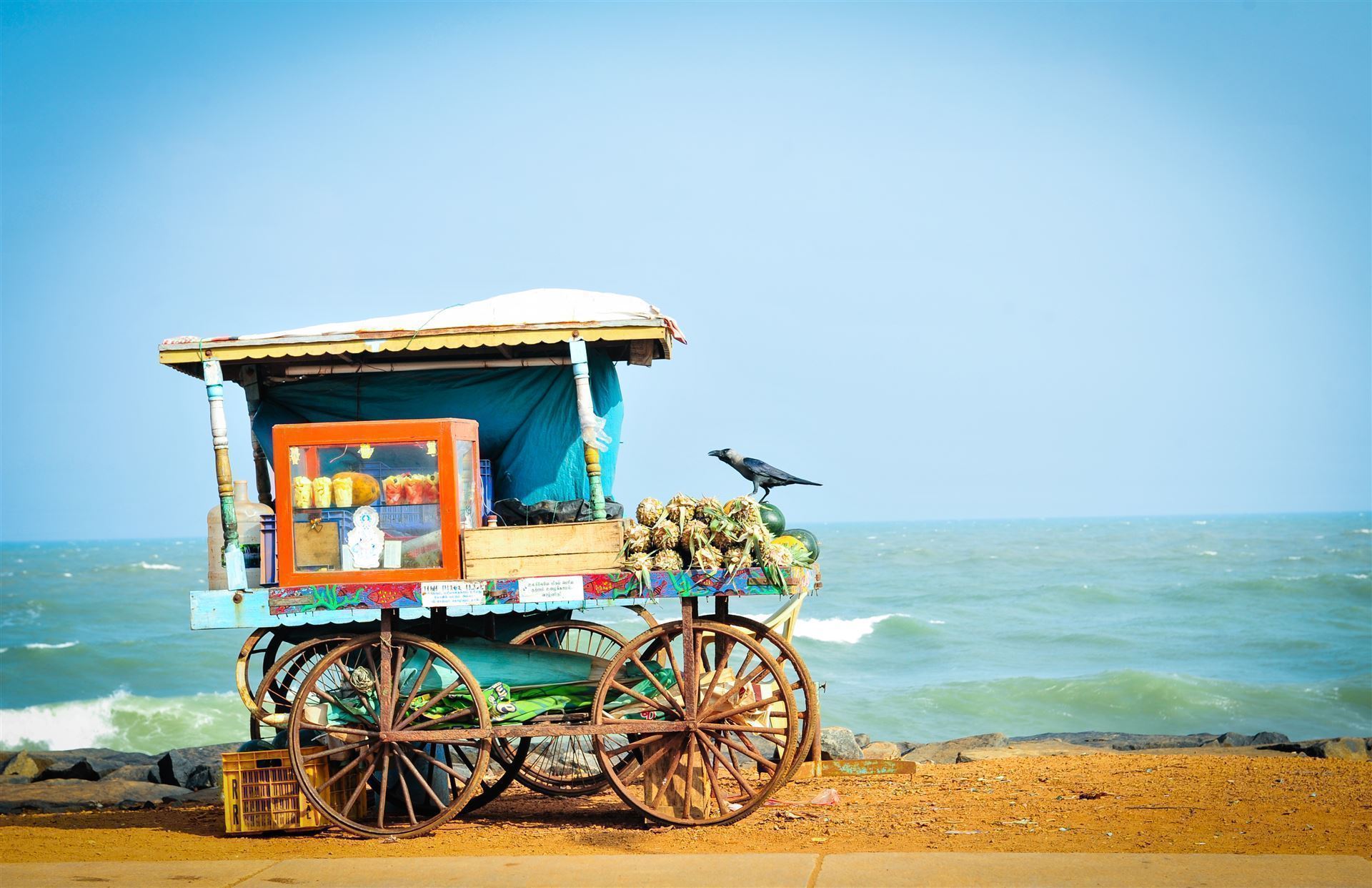 Pondicherry_Verkaufsstand