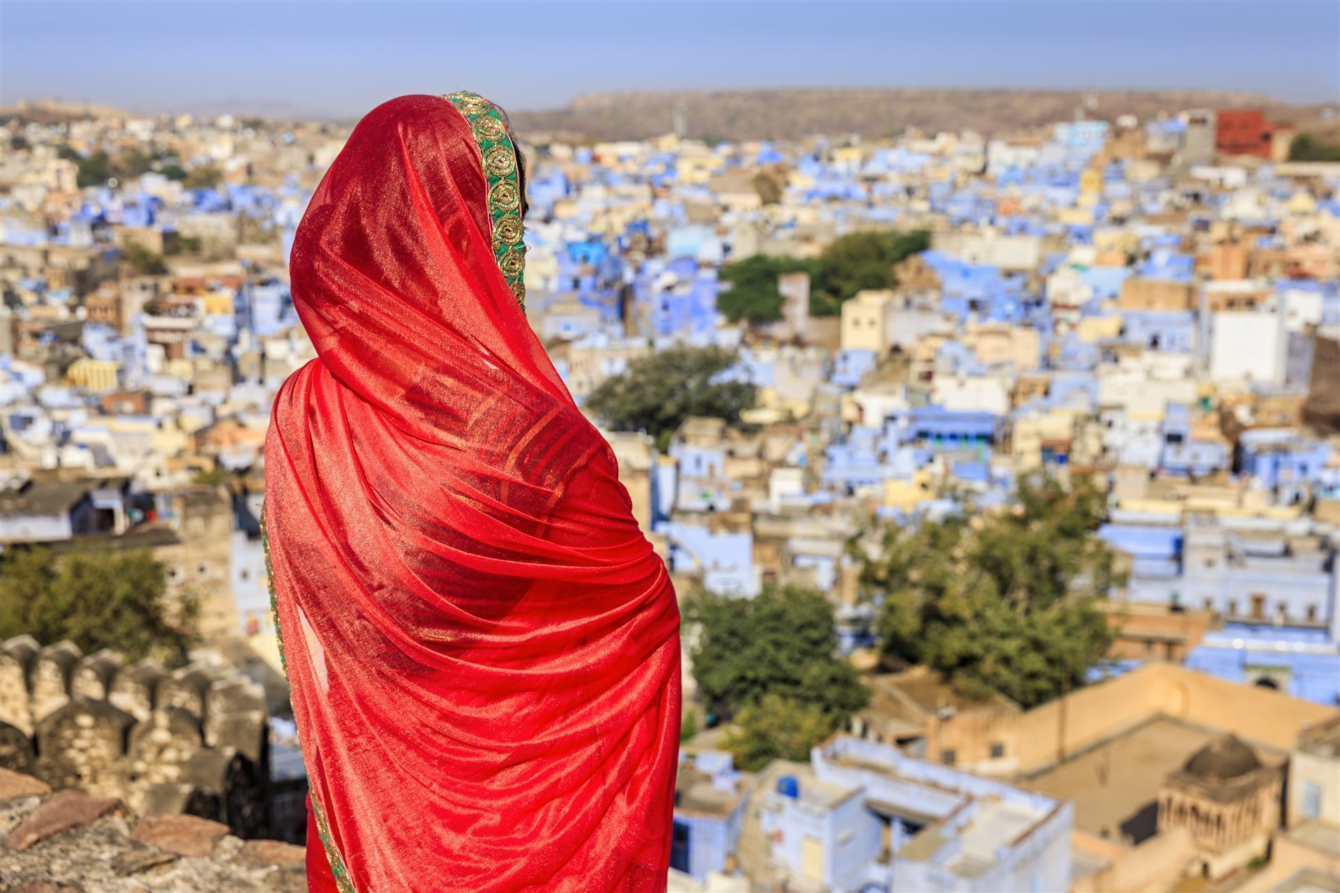 Blick über die Stadt von Jodhpur
