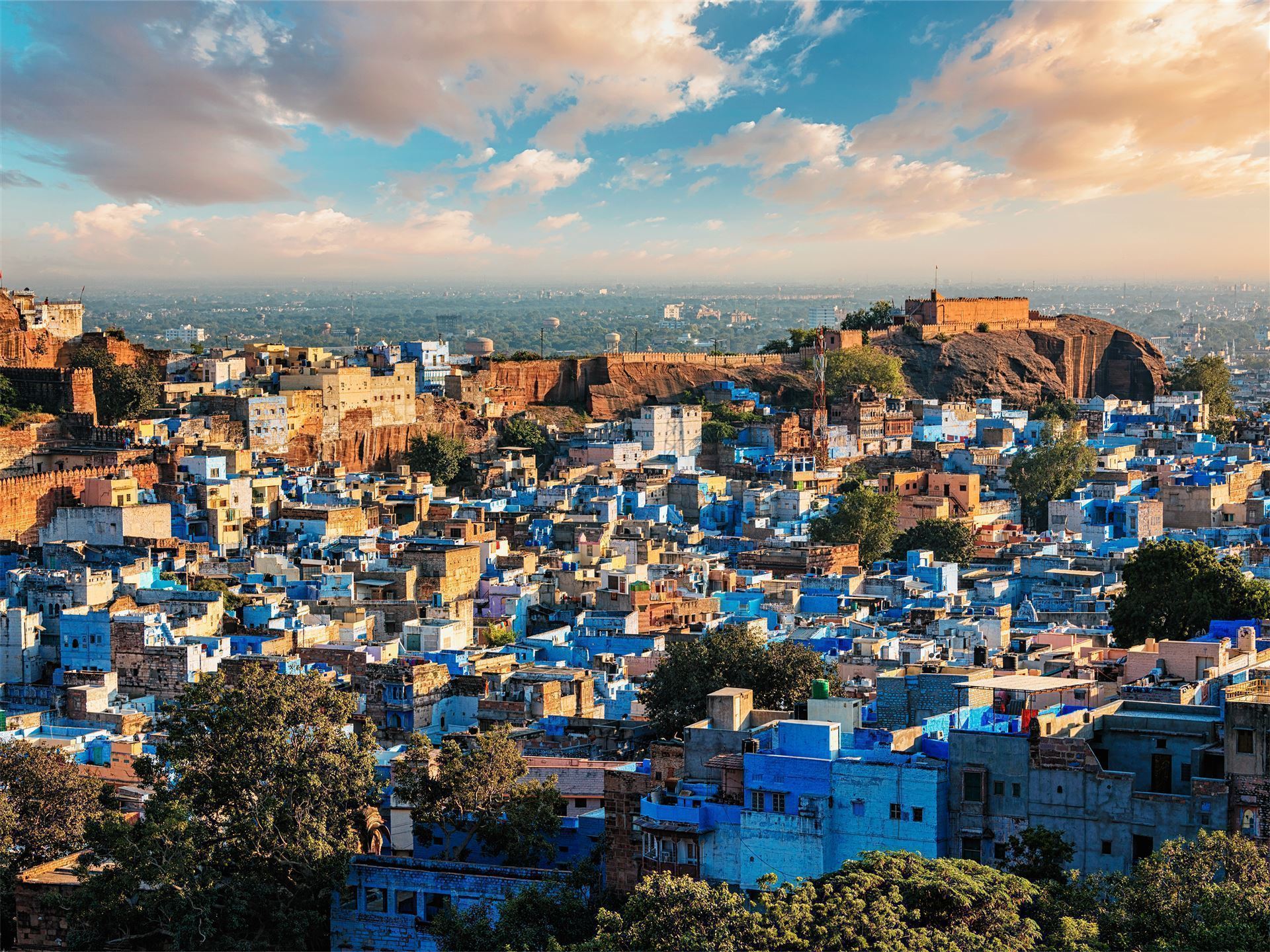 Blick über die Stadt von Jodhpur