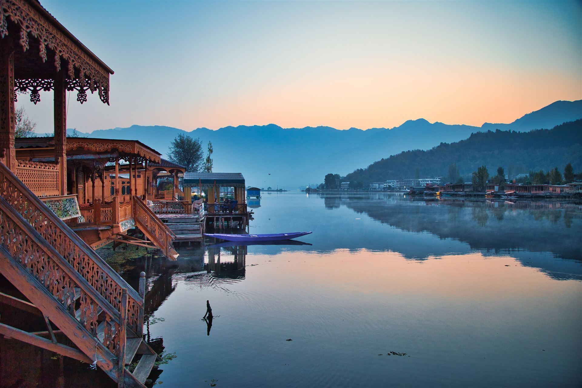 Hausboote in Srinagar