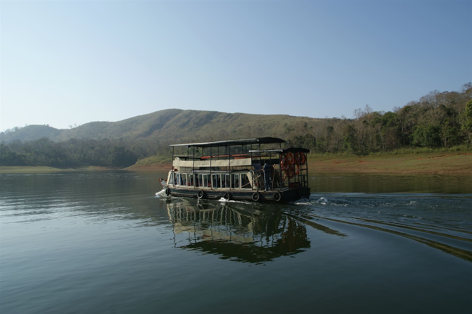 Ausflugsboot im Periyar Nationalpark