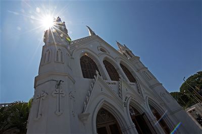 Außenansicht der St. Thomas Basilika