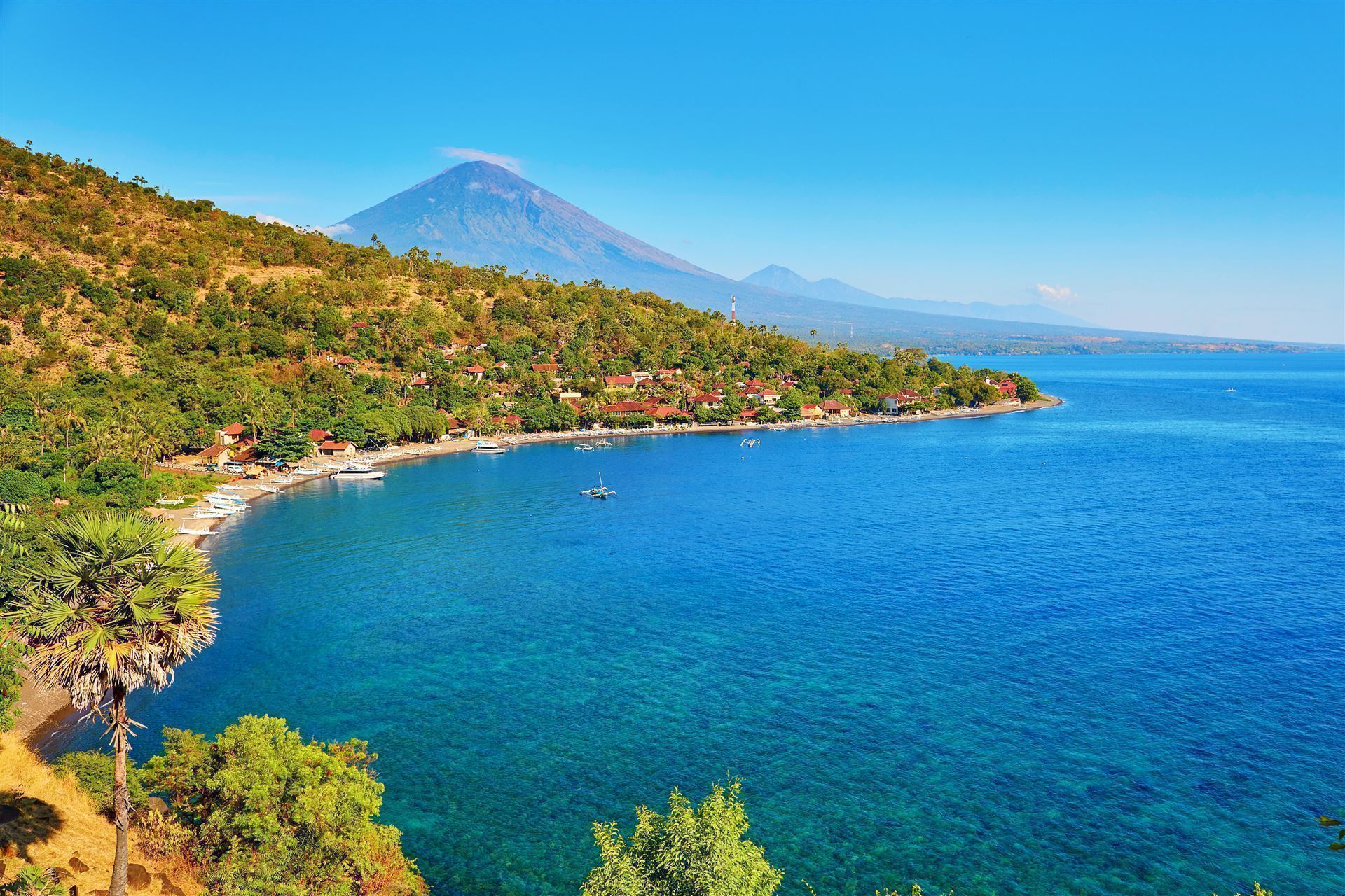 Blick auf die Bucht bei Amed