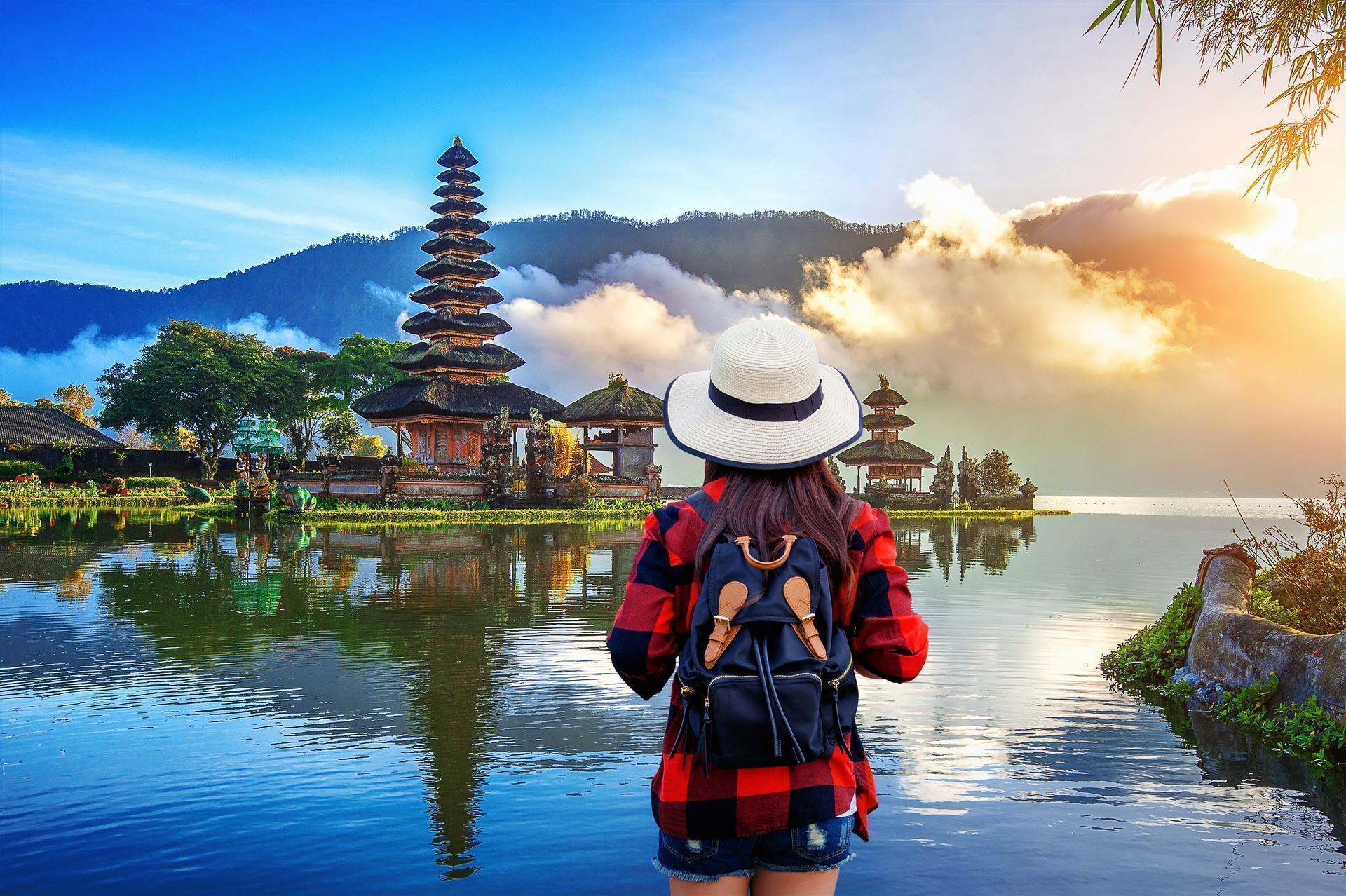 Pura Ulun Danu Bratan Tempel am Bratansee