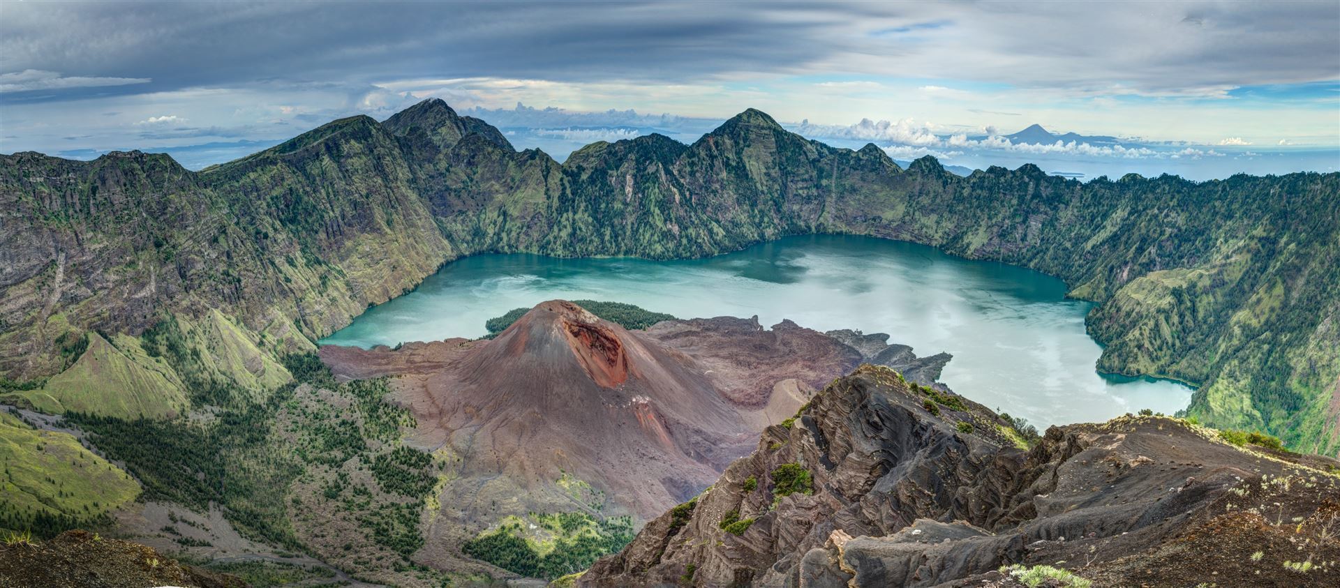 Vulkan Rinjan auf der Insel Lombok
