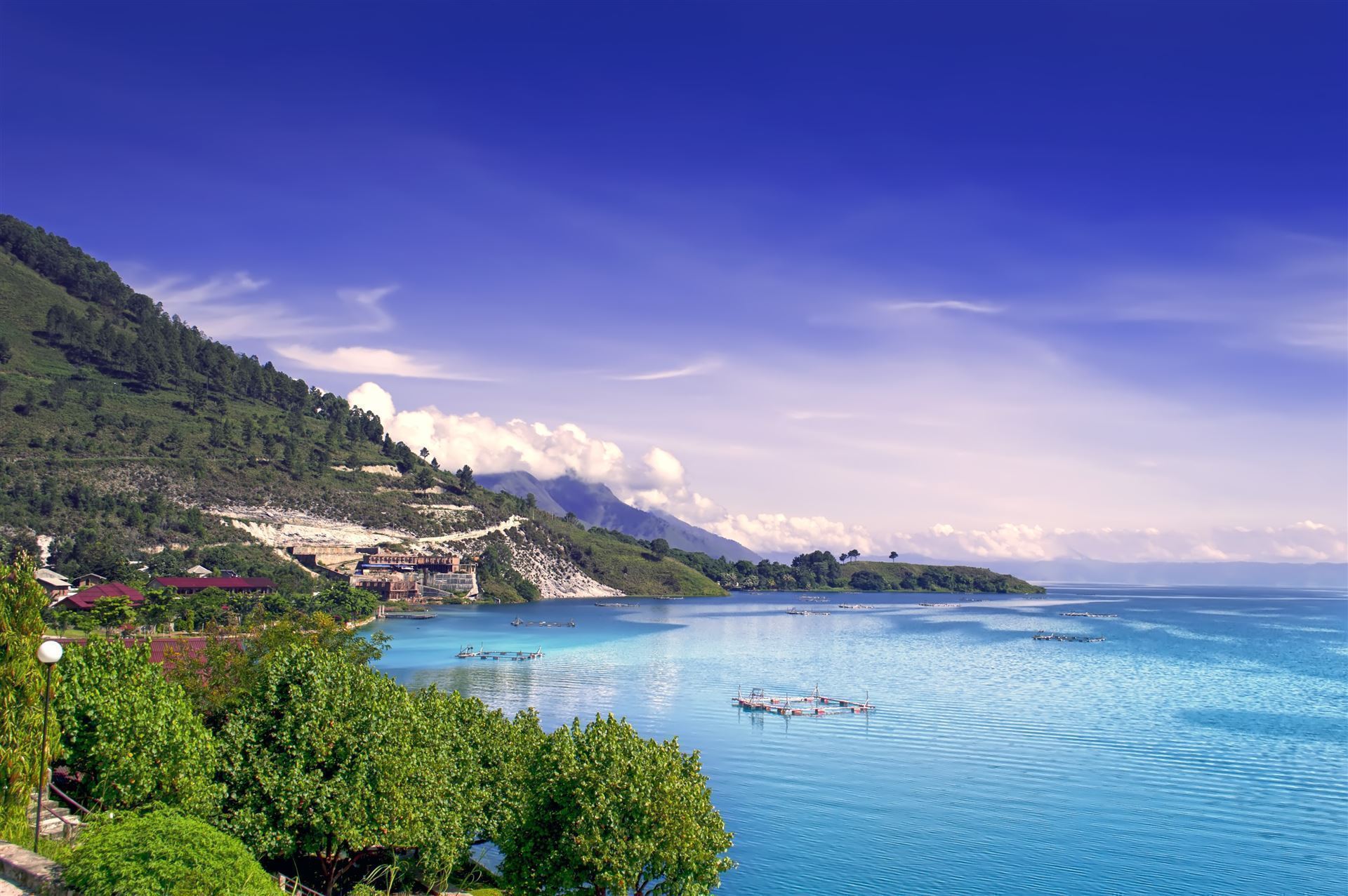 Tobasee auf der Insel Sumatra