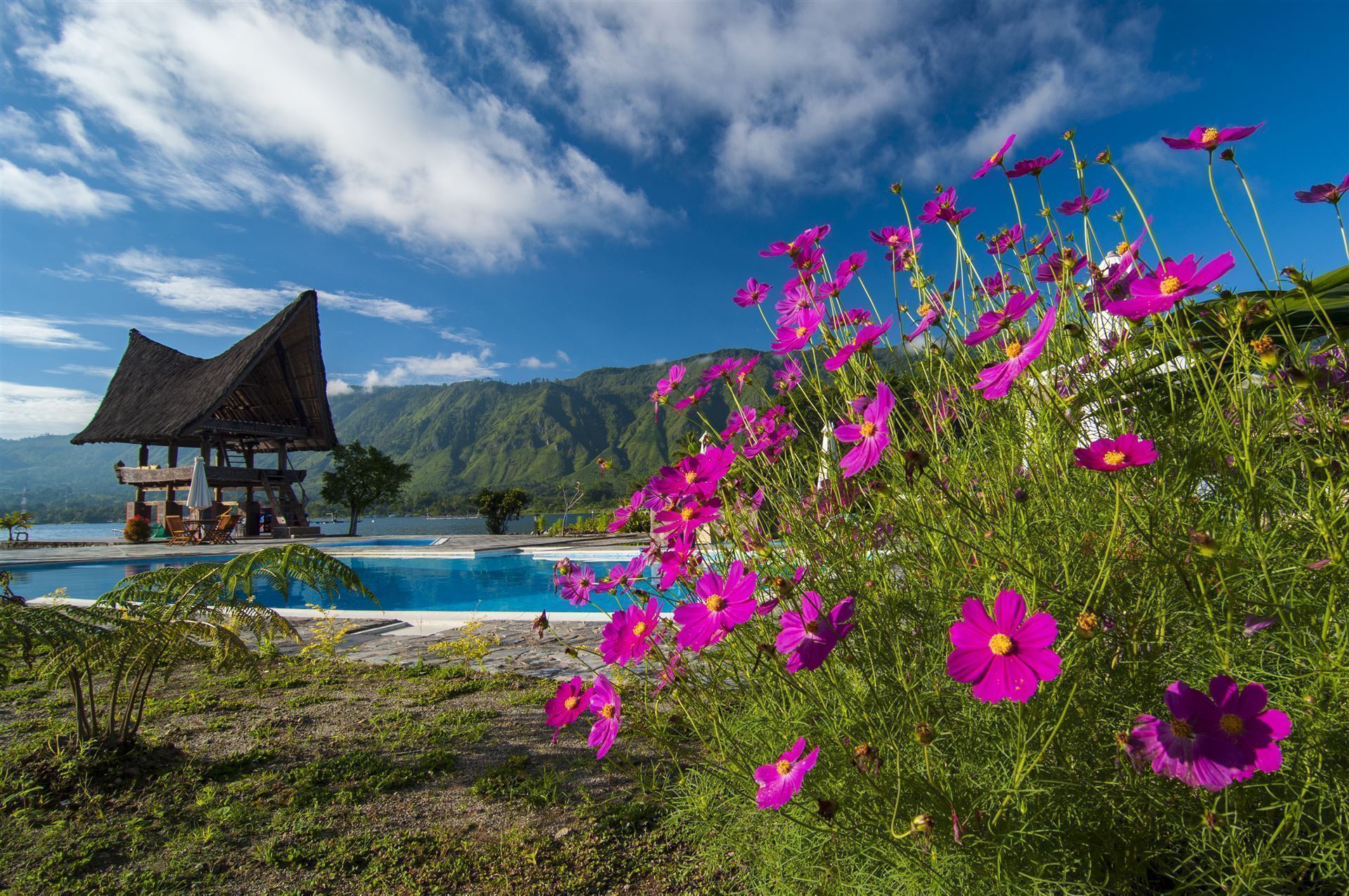 Tobasee auf der Insel Sumatra