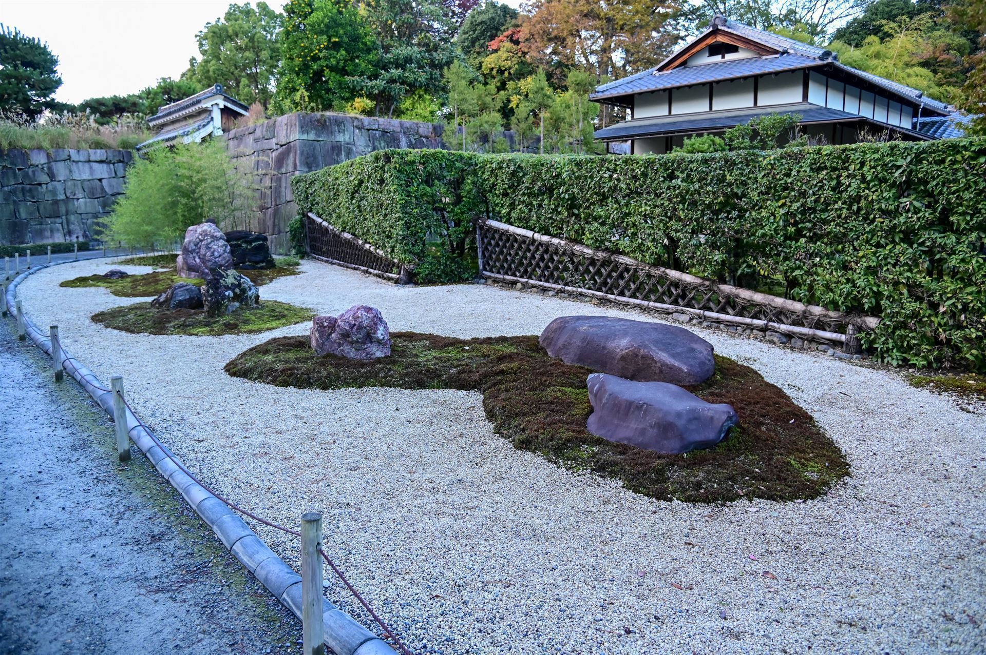 Nijo_ Japanischer Steingarten 
