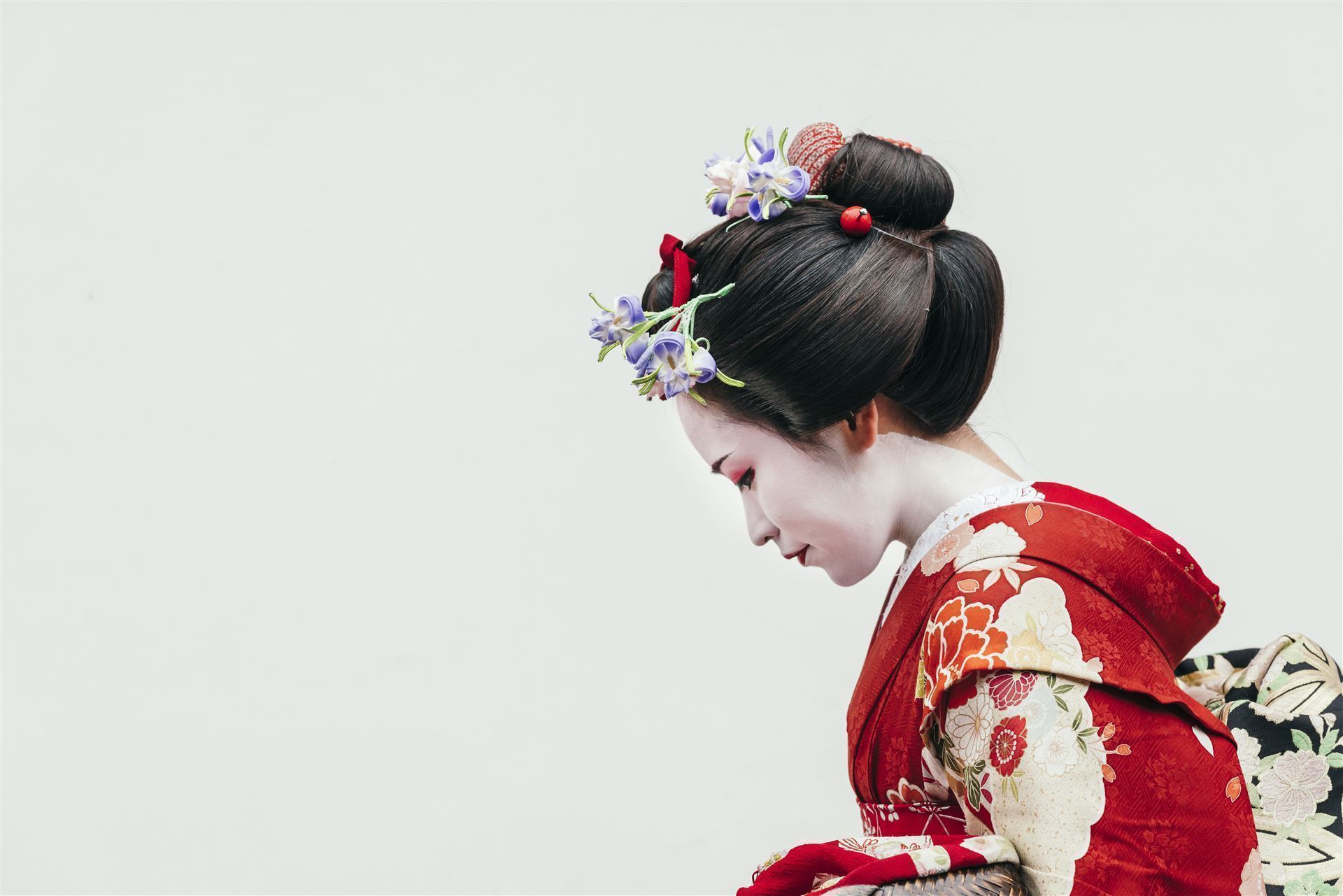 Portrait einer Geisha