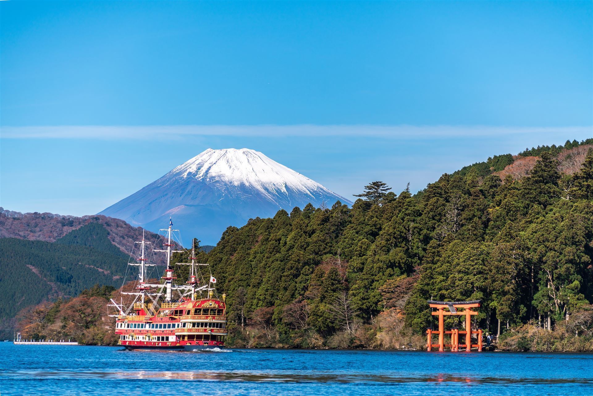Fuji San mit Lake Ashi