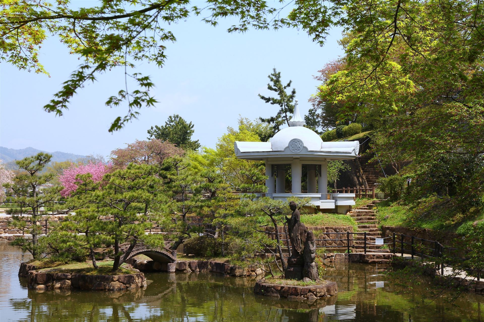 Burg Himeji mit Garten