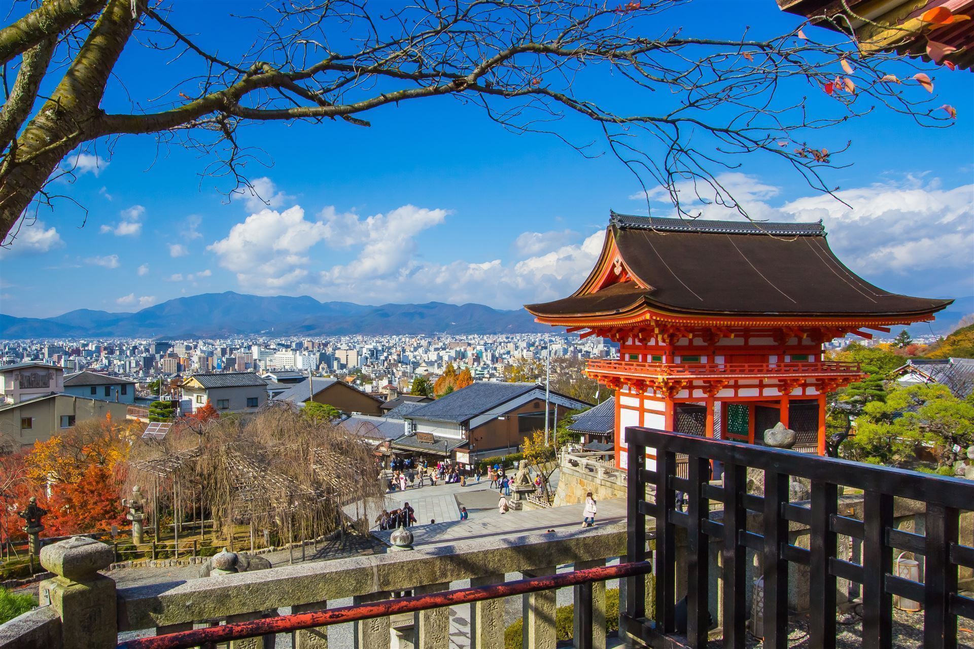 Ausblick auf Kyoto