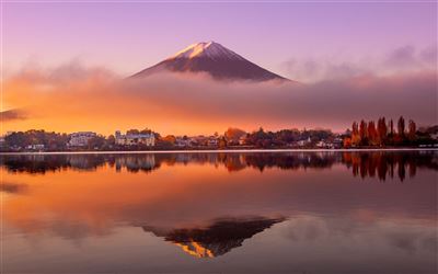 Sonnenaufgang Fuji