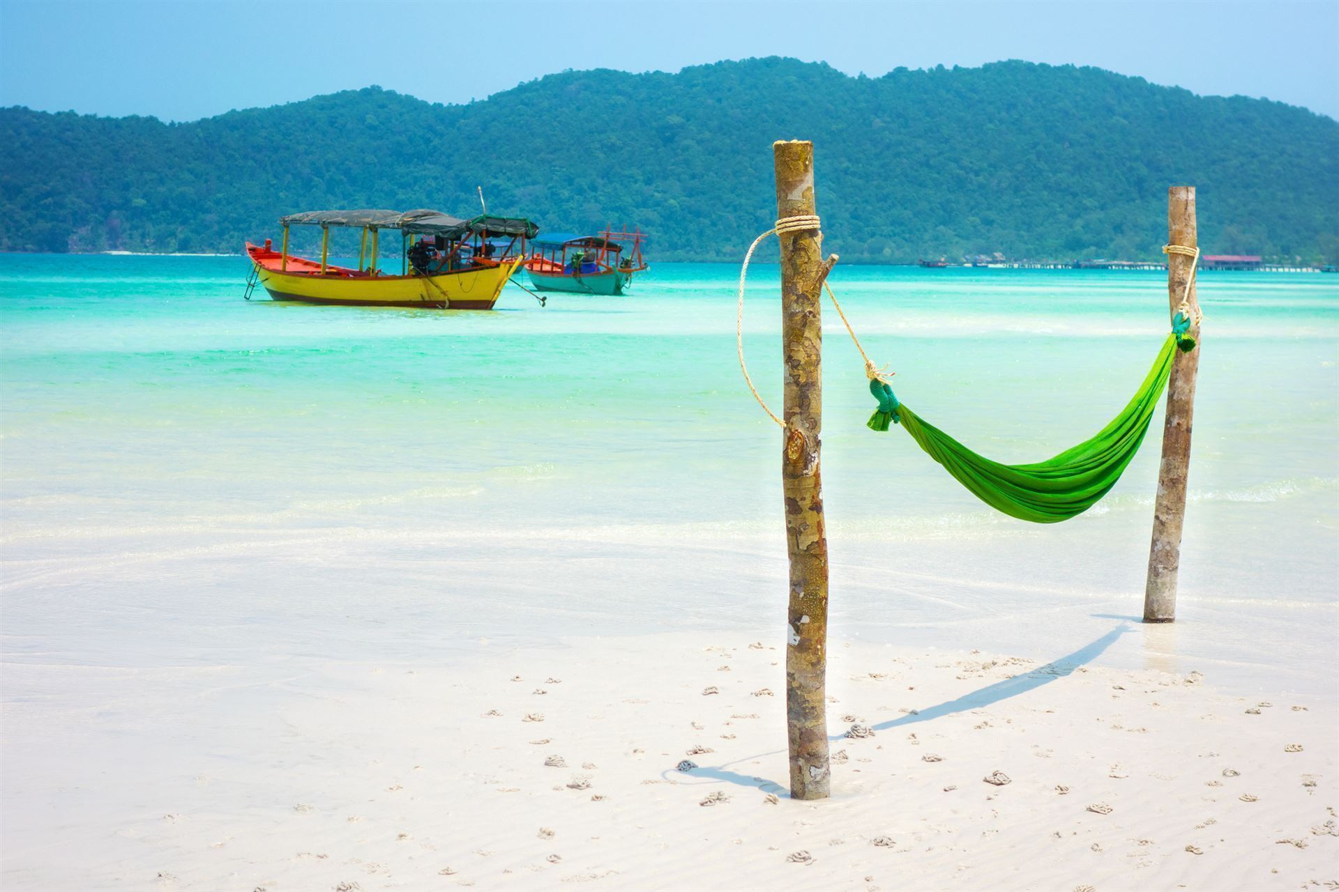 Boote am Strand