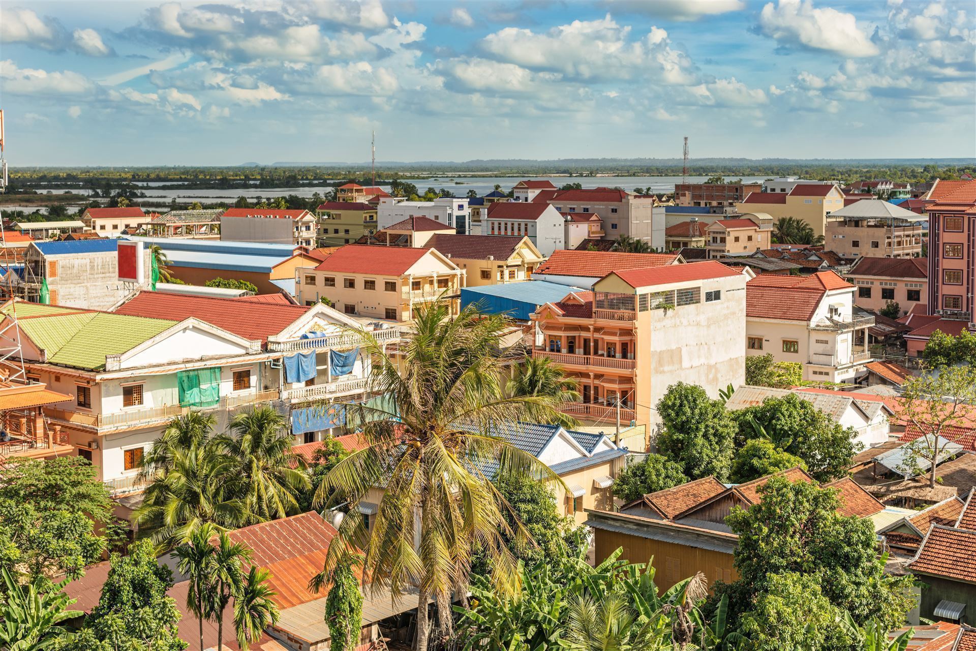 Kratie mit Mekong River
