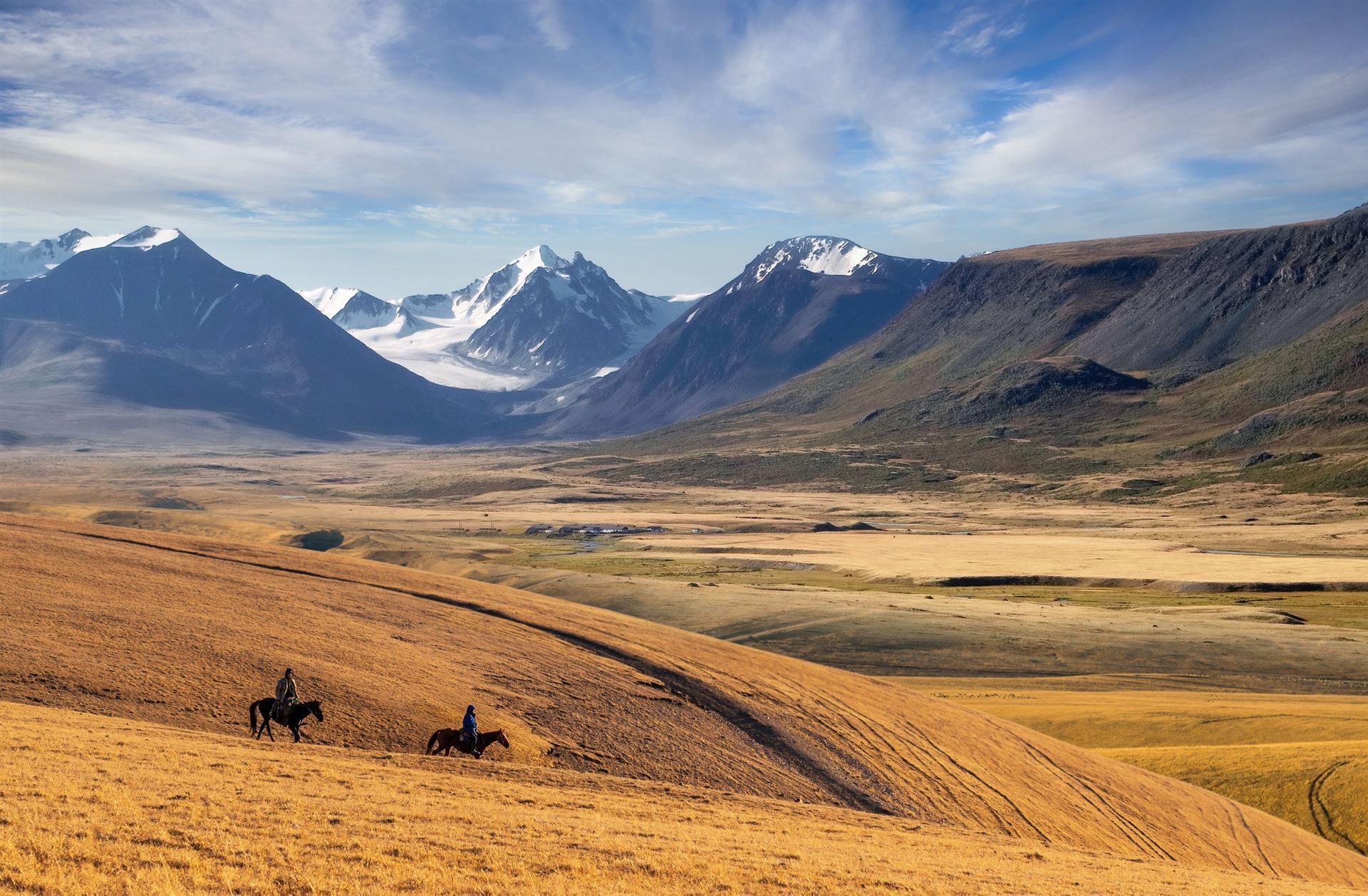 Berglandschaft in der Naehe von Almaty