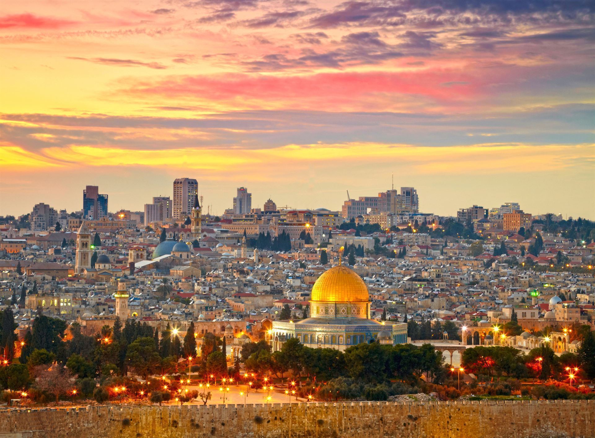 Jerusalem bei Nacht