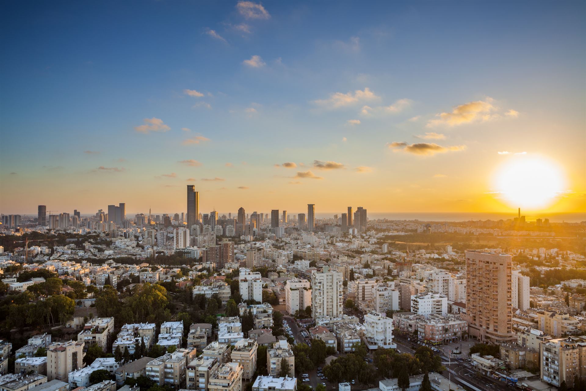 Sonnenuntergang Tel Aviv