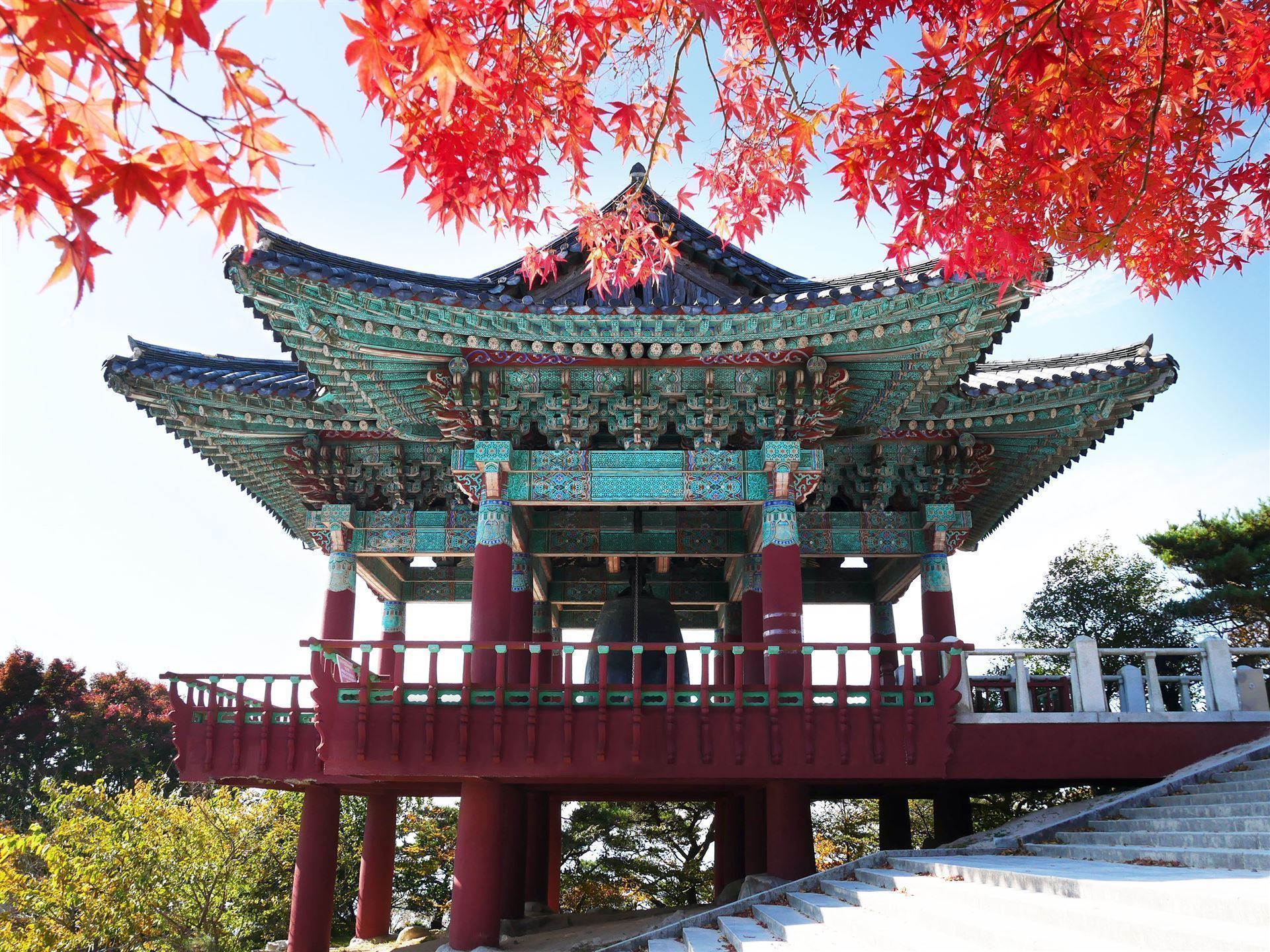 Bell Pavillon auf der Seokguram Grotte