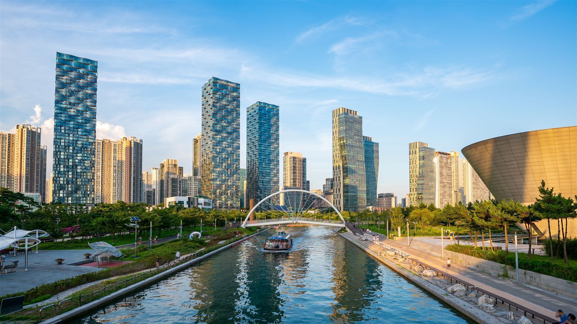 Incheon mit Sangdo Central Park