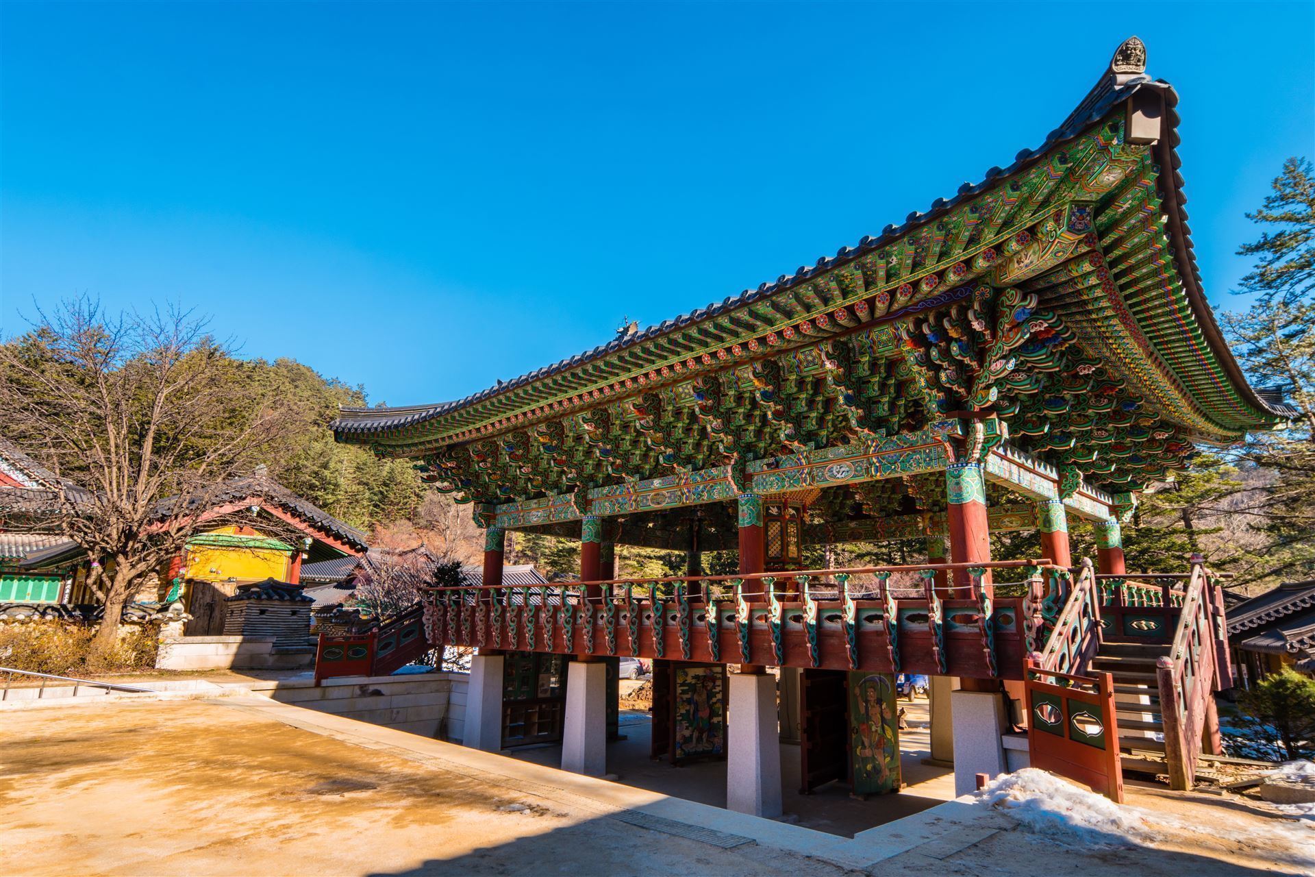 Woljeong Tempel in Pyeongchang, Südkorea