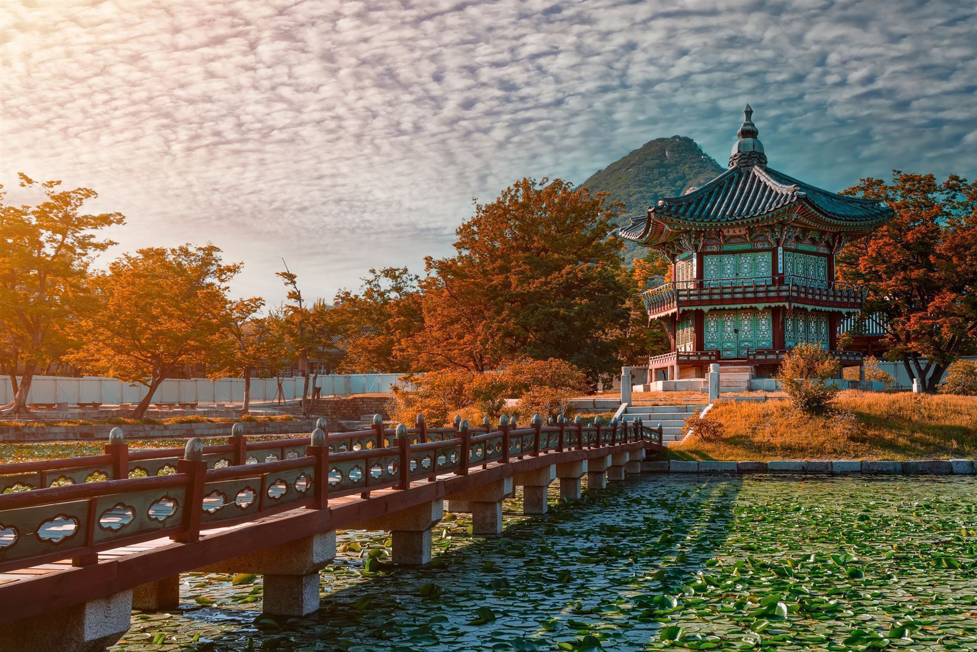 Gyeongbokgung Palace im Herbst