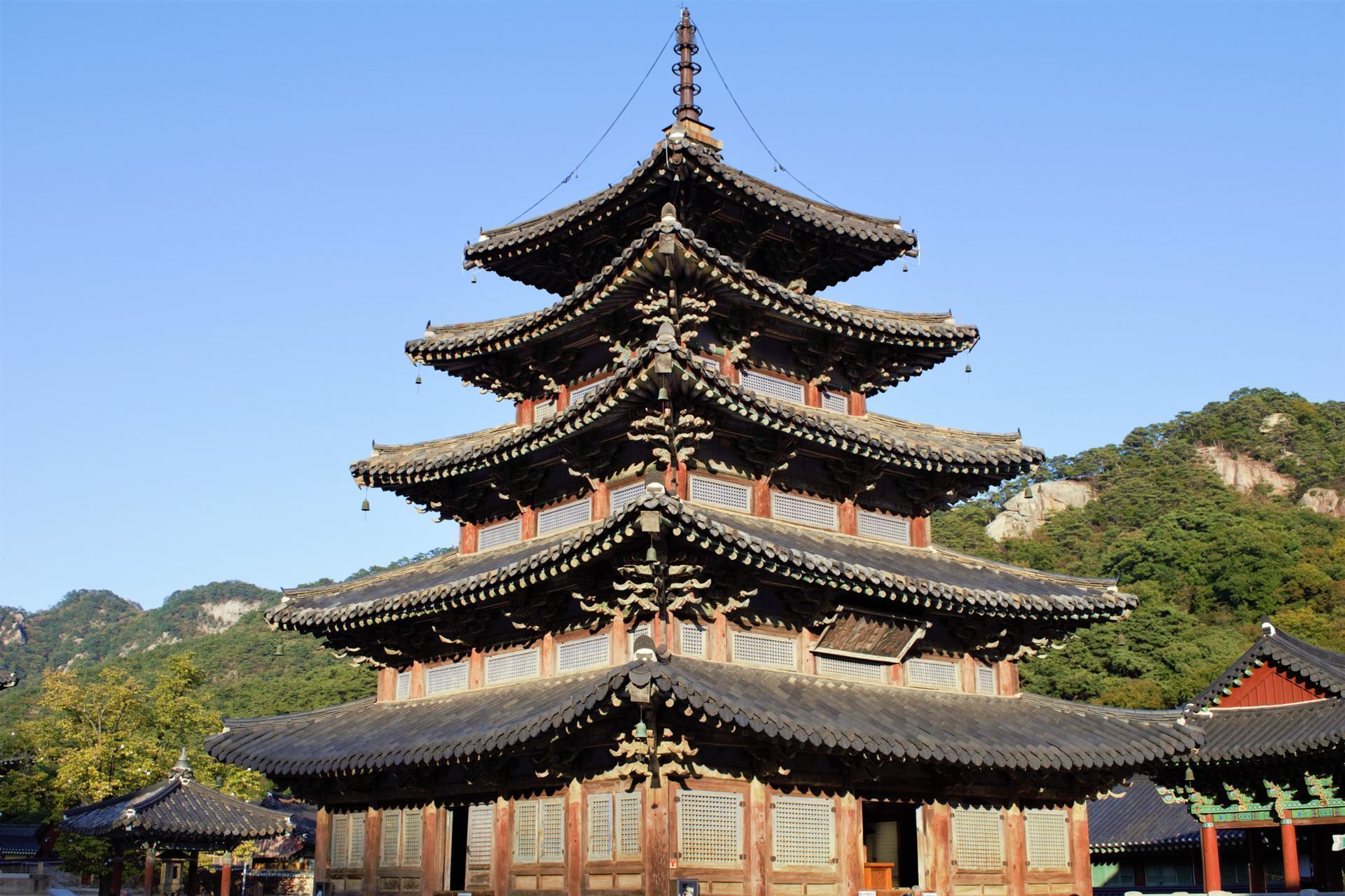 Songnisan Nationalpark mit Beopjusa Tempel