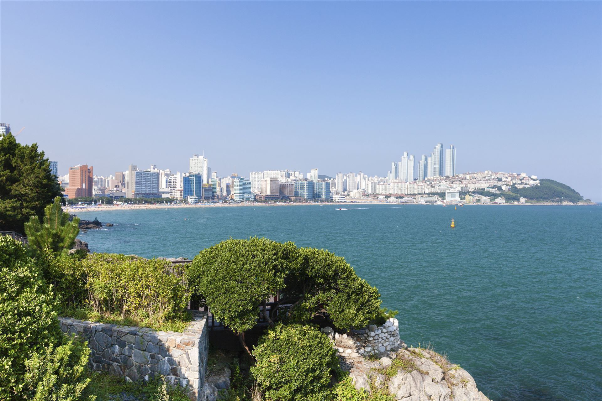 Südkorea Busan Haeundae Strand