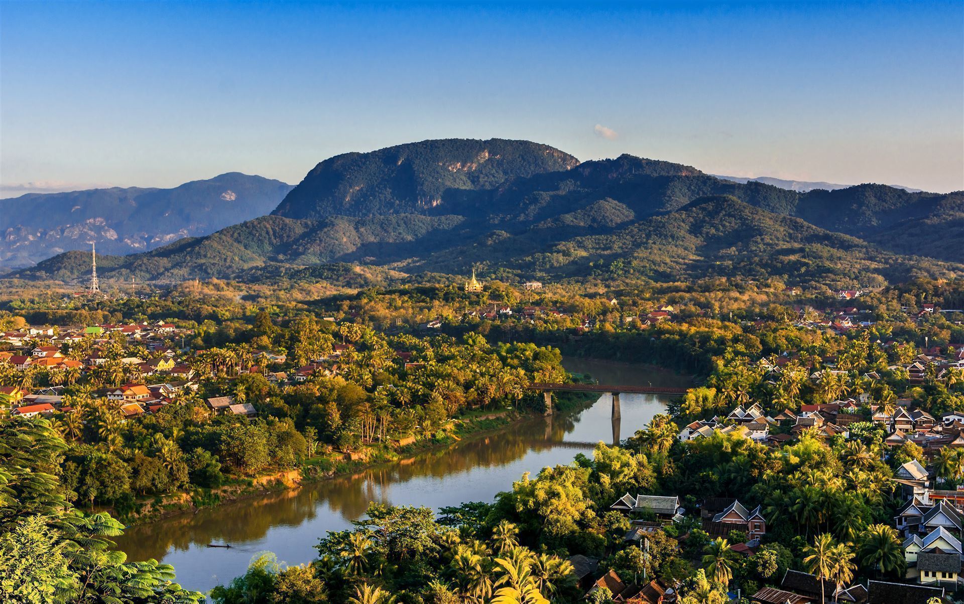 Landschaft Blick über der Stadt