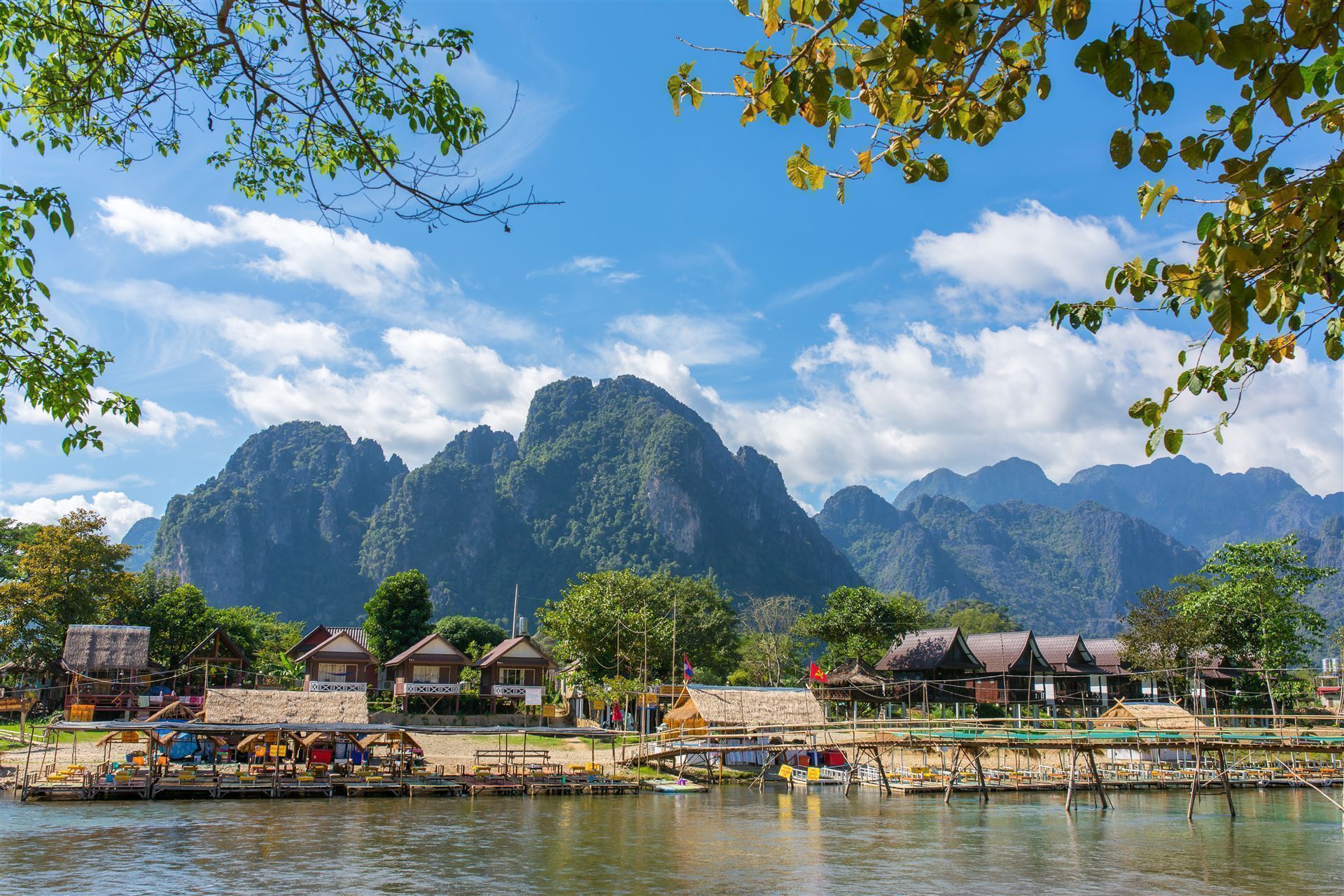 Mekong River bei Vang Vieng
