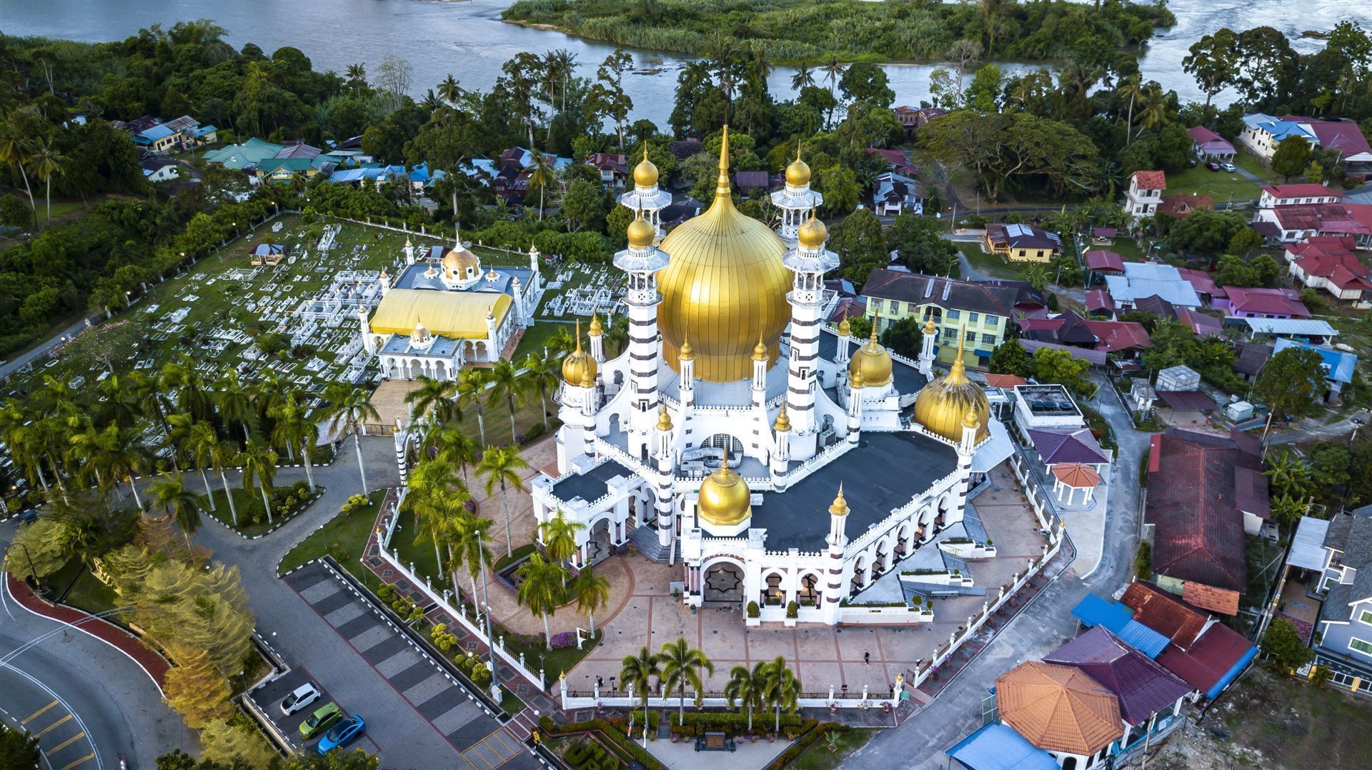 Kuala Kangsar mit Moschee Ubudiah