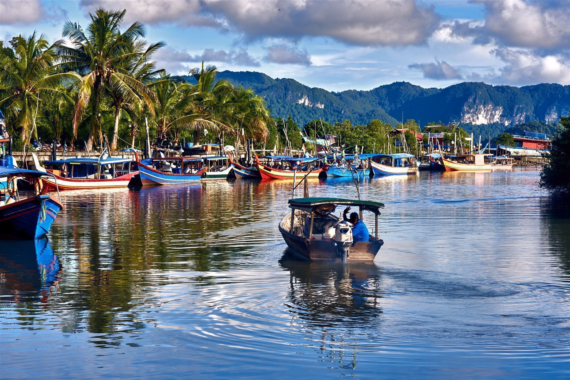 Insel Langkawi mit Boot