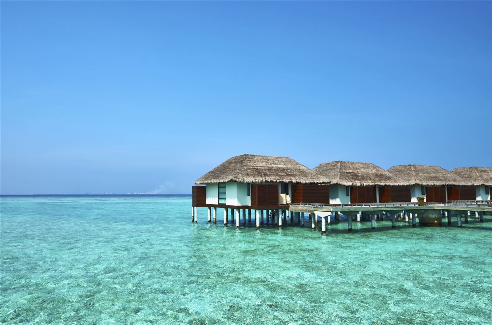 Süd-Male-Atoll mit Wasser-Bungalows