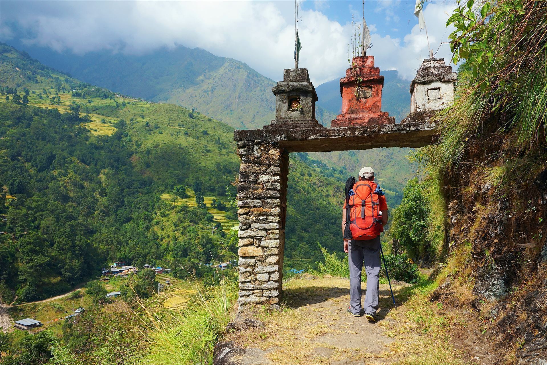 Traveler am Annapurna