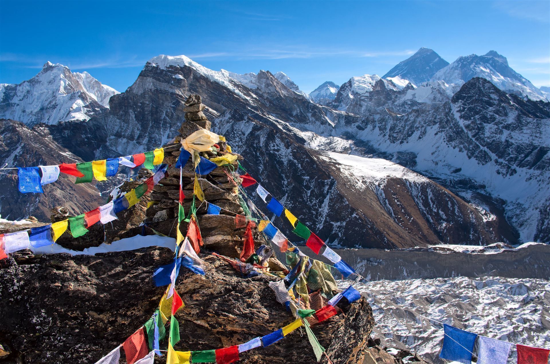 Blick auf den Mount Everest