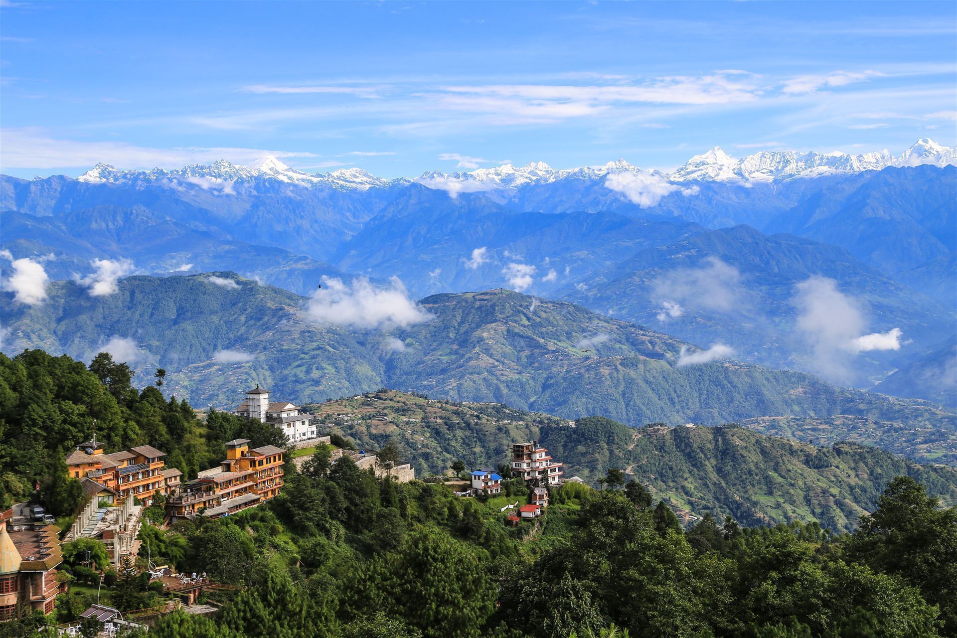 Ausblick auf Nagarkot
