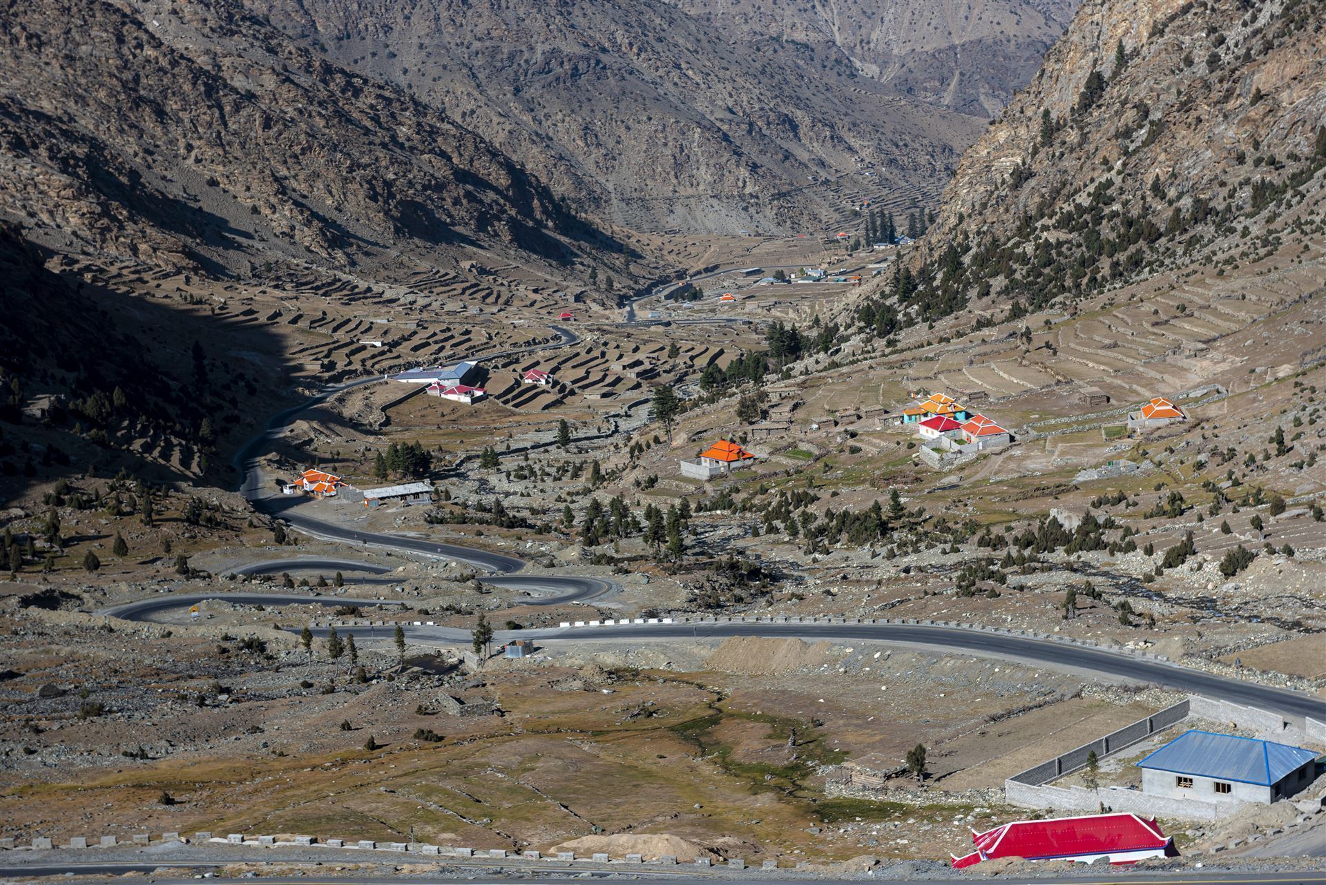 Babusar Pass mit Blick auf Chilas