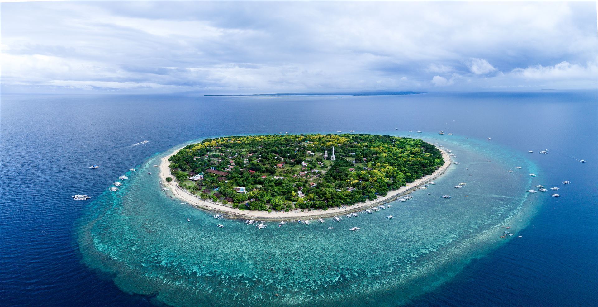 Insel Bohol von oben
