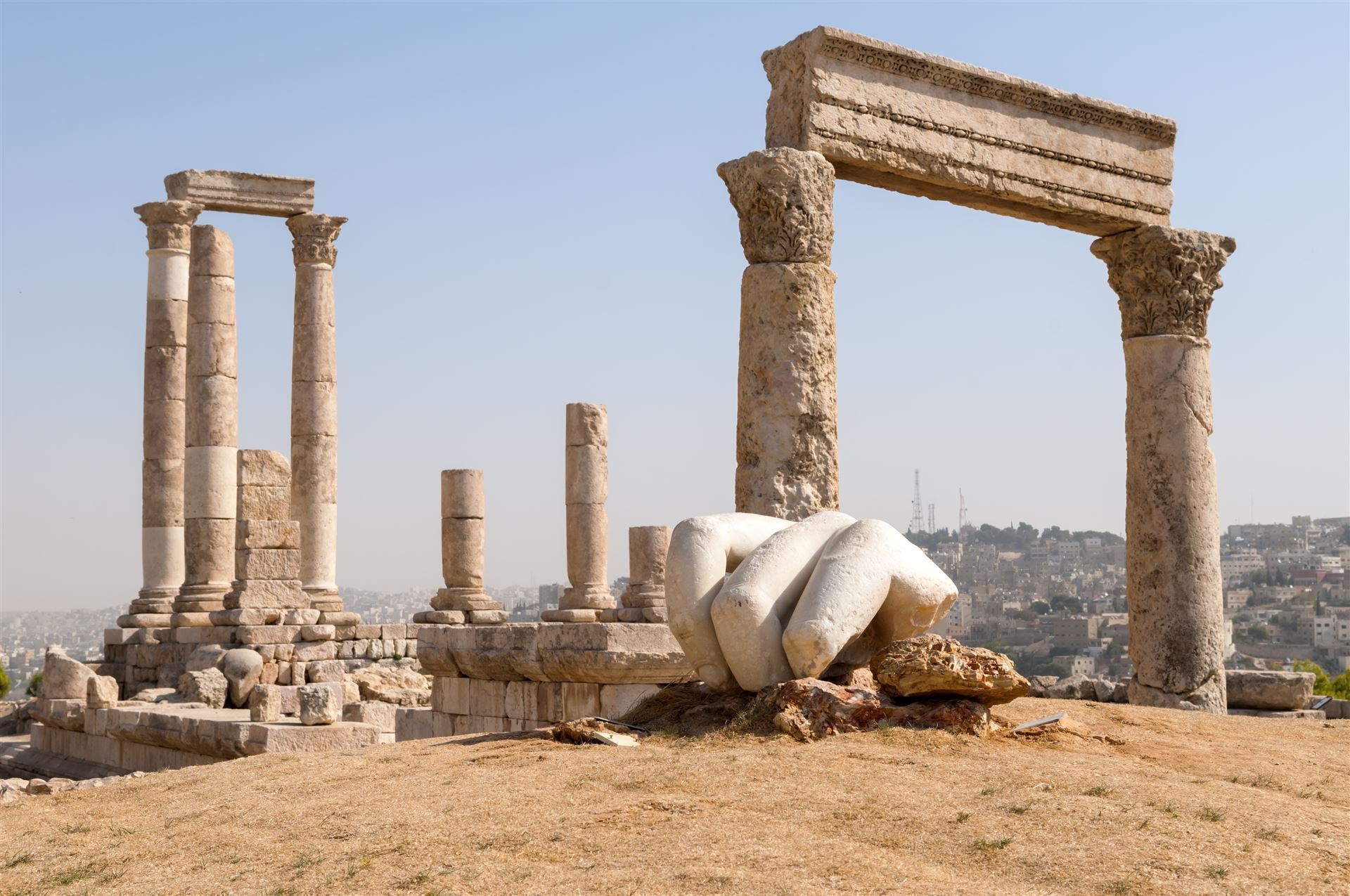 Zitadelle von Amman mit Tempel des Herkules