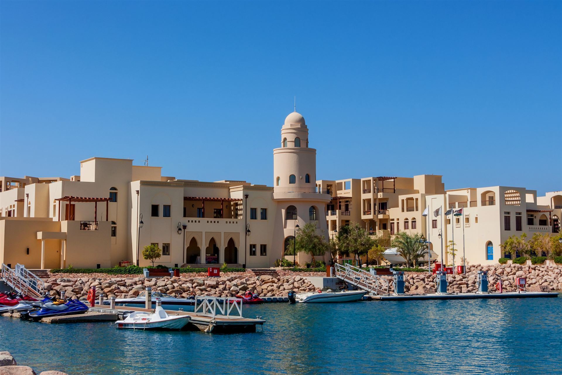 Boote am Hafen Aqaba