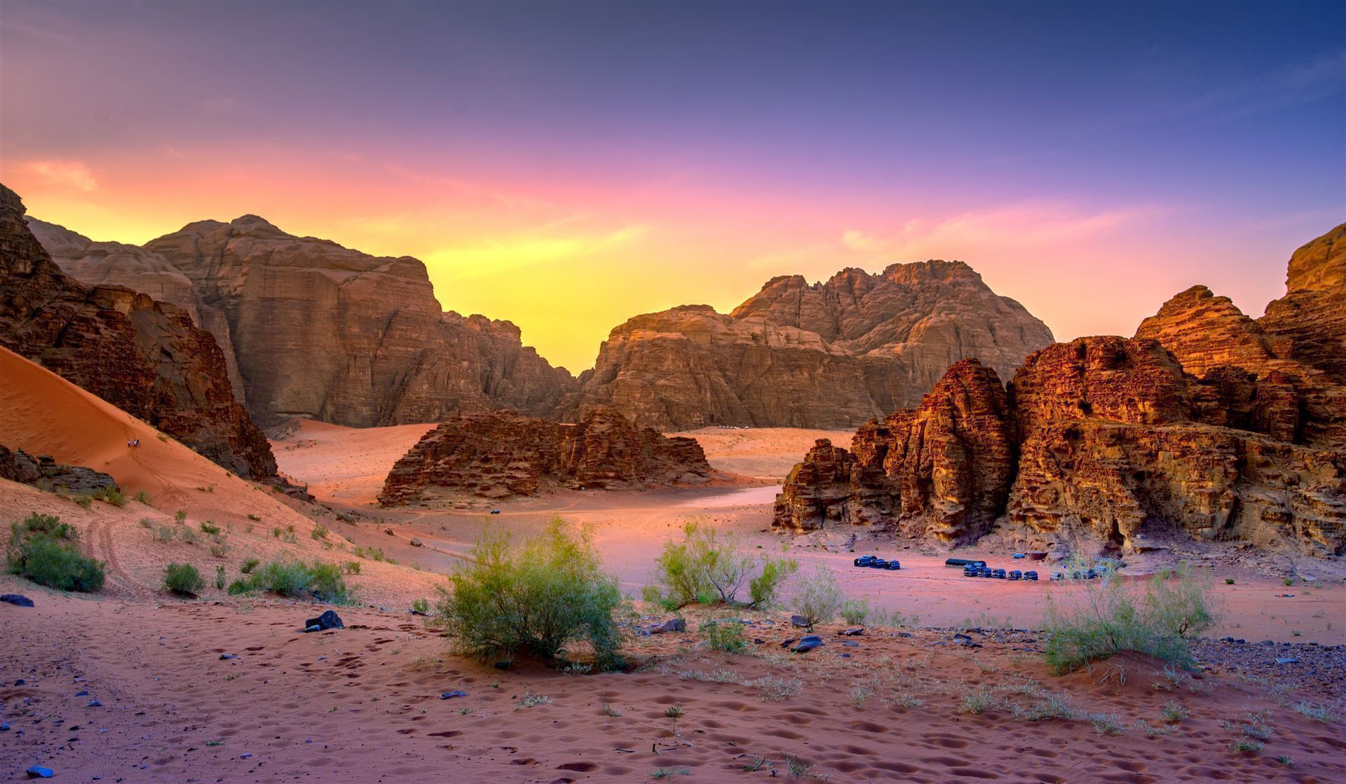 Sonnenuntergang Wadi Rum