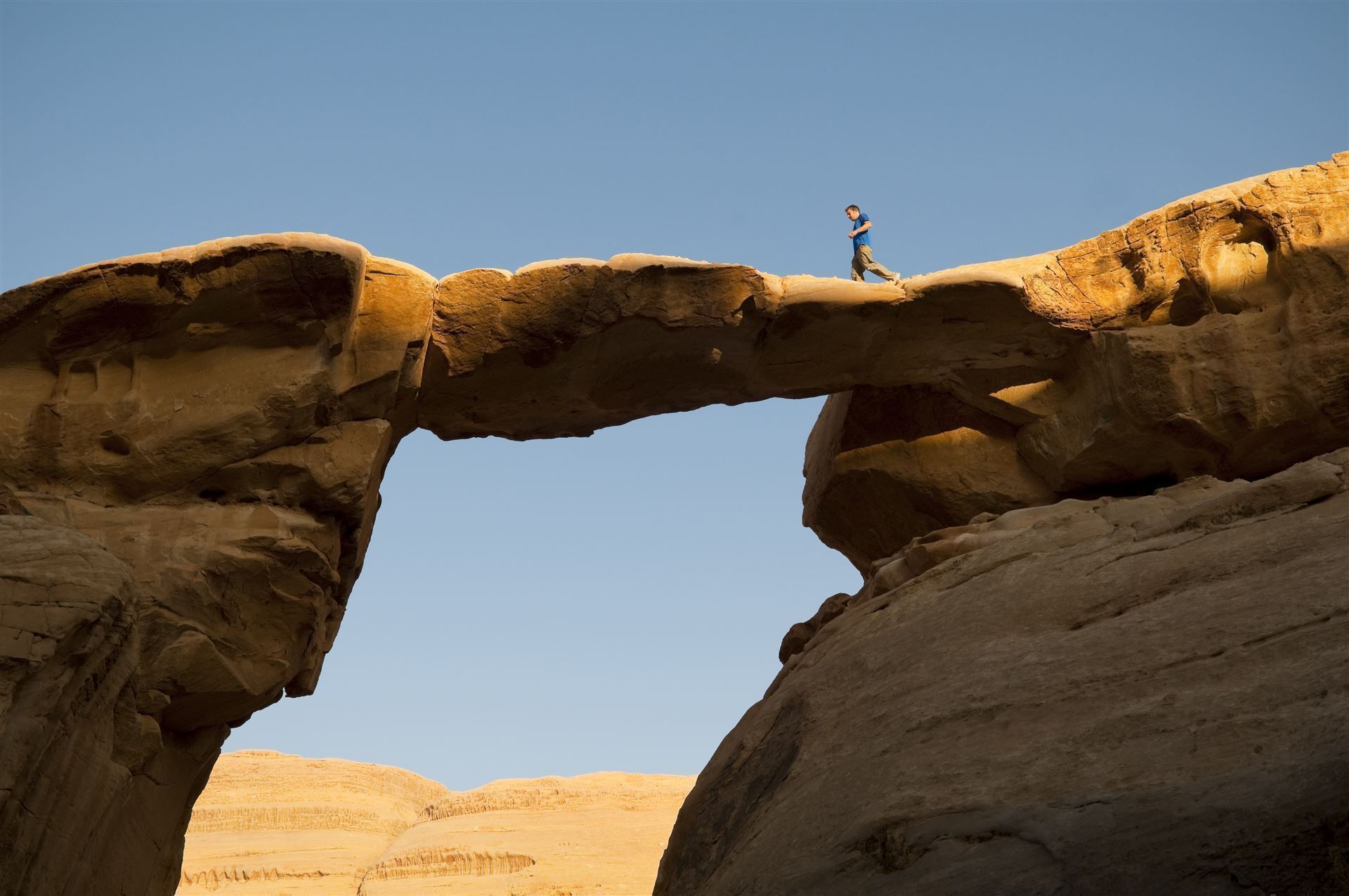 Felsen im Wadi Rum