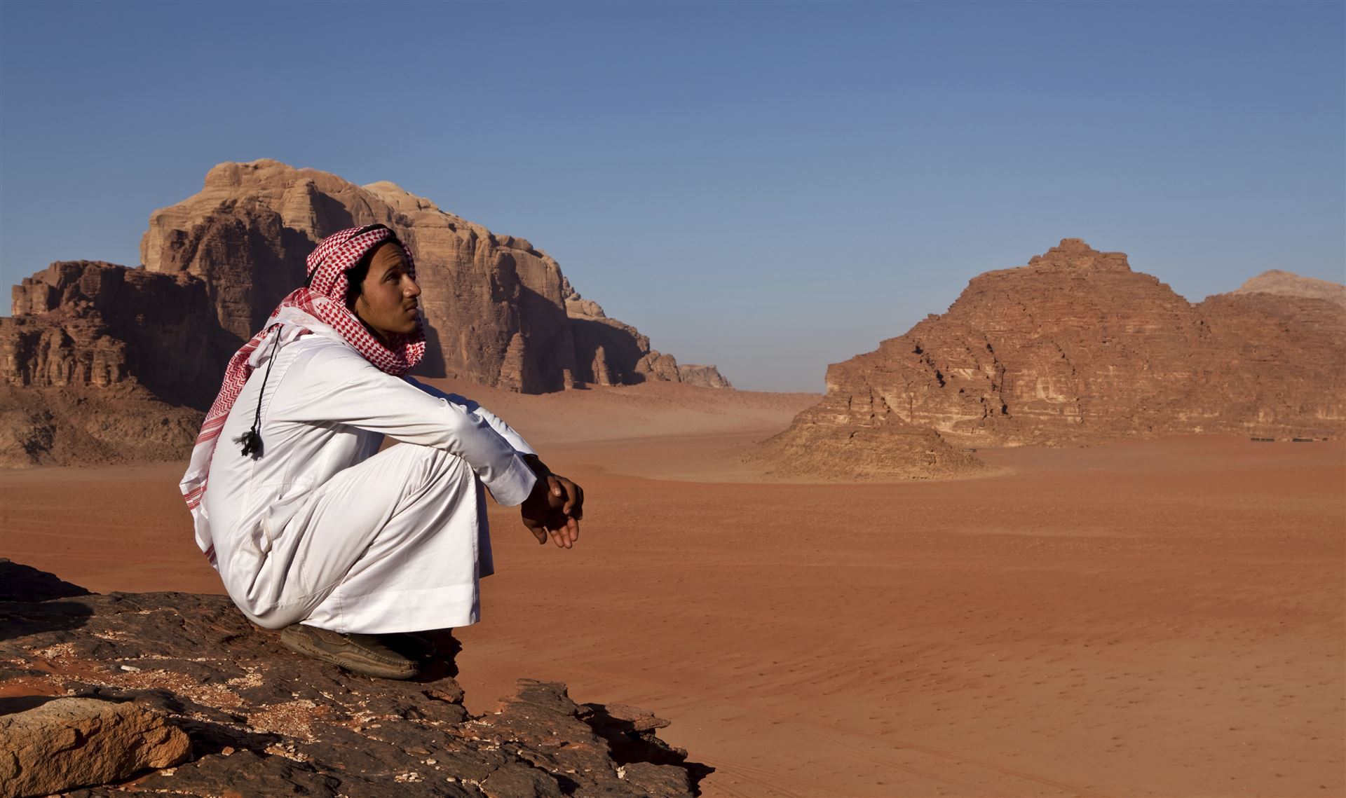 Jordanien Wadi Rum Beduine