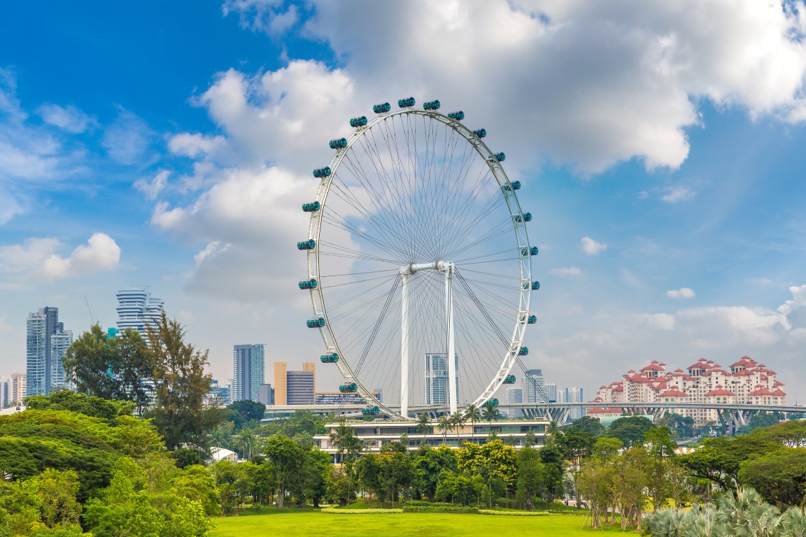 Riesenrad - Singapore Flyer in Singapur