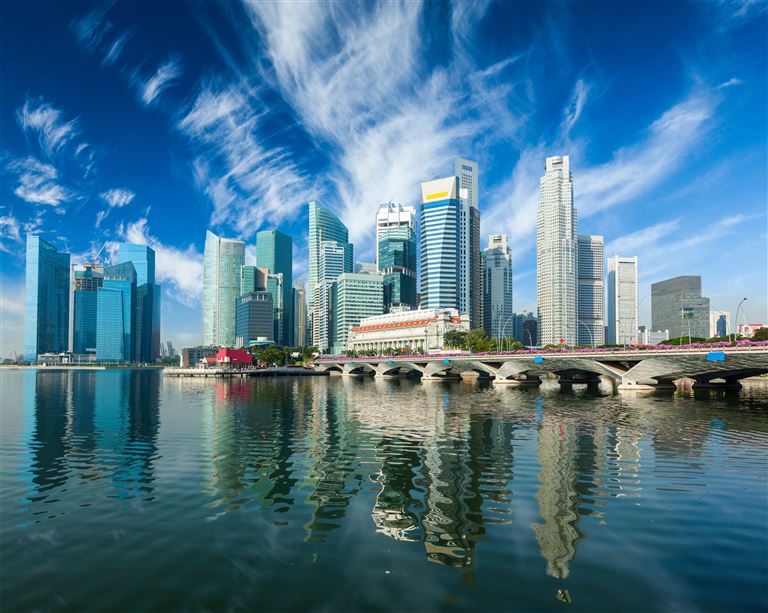 Wolkenkratzer Singapur