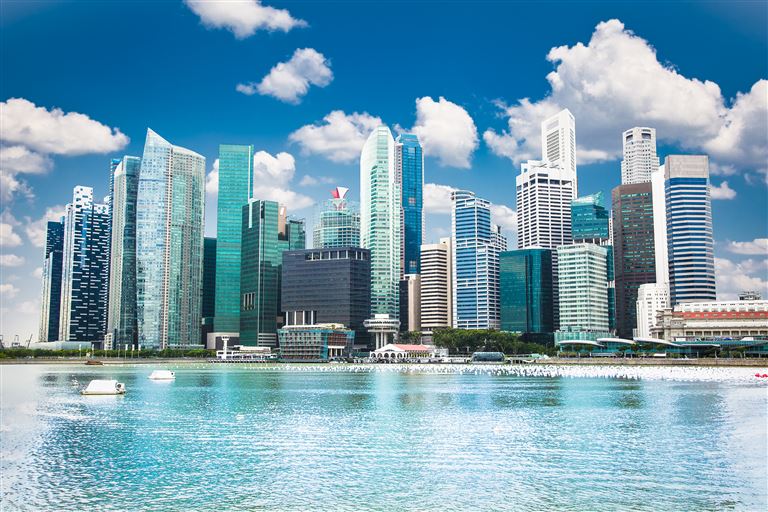 Wolkenkratzer Singapur