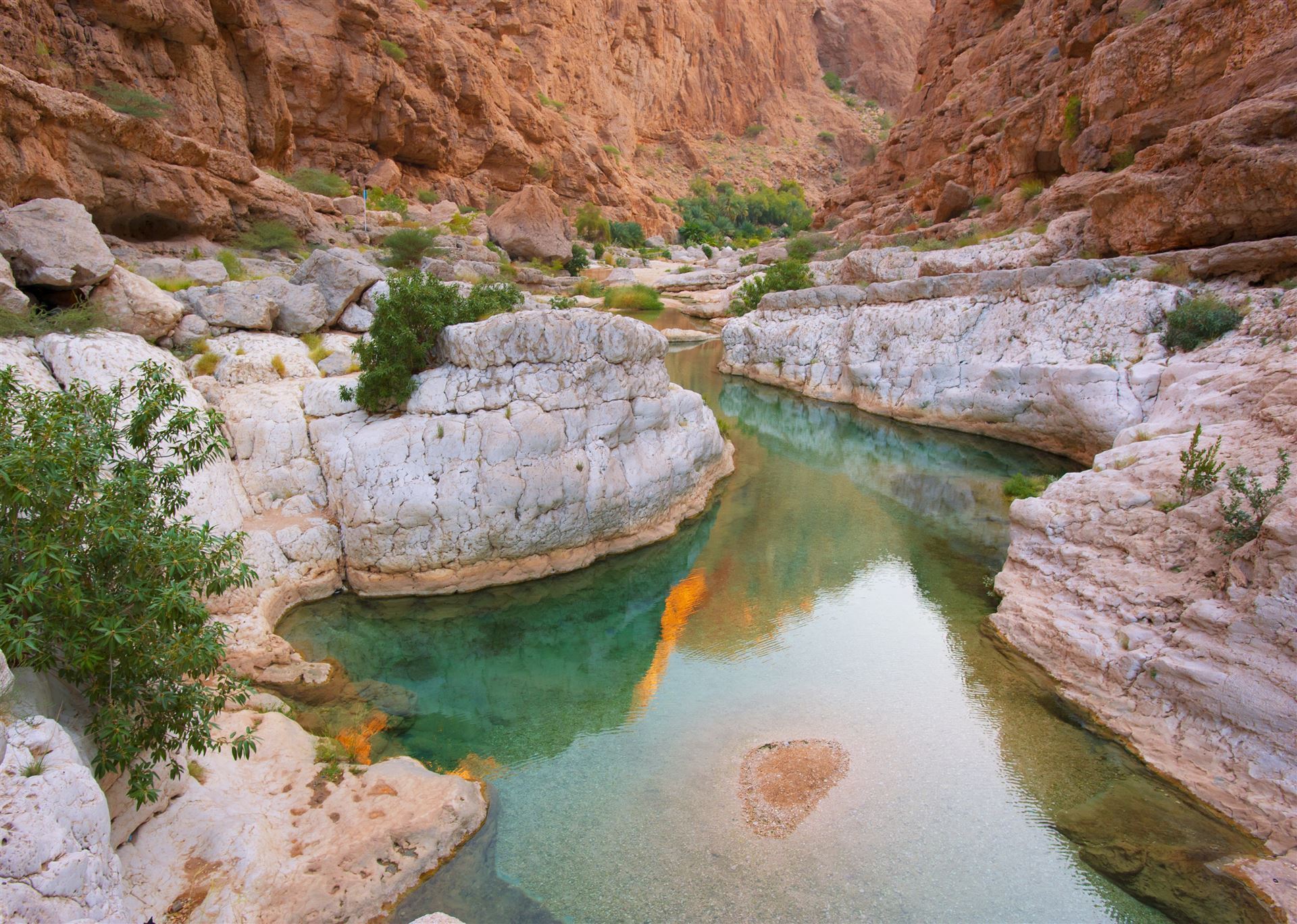 Wadi Bani Khalid mit See