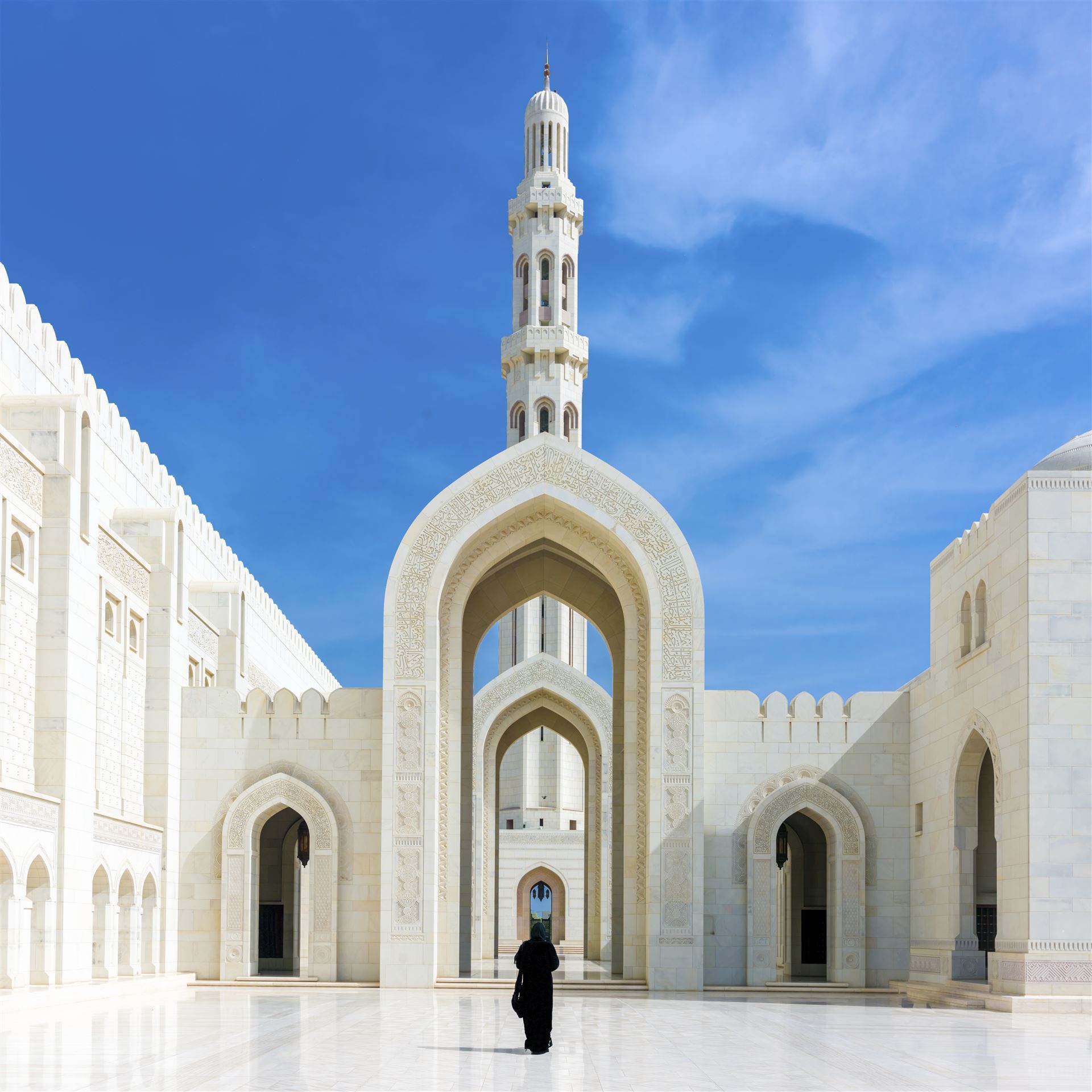 Oman Muscat Große Sultan-Qabus-Moschee