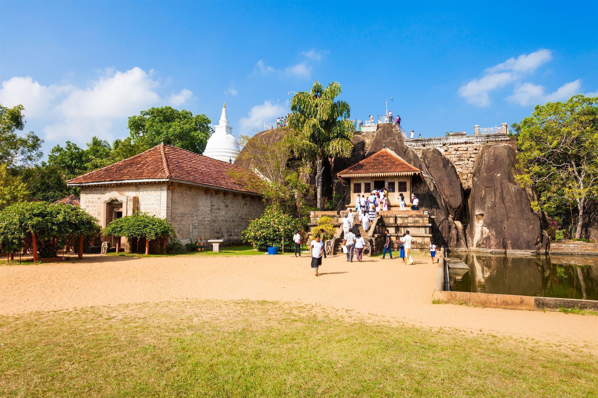 Isurumuniya Tempel in der Nähe von Anuradhapura