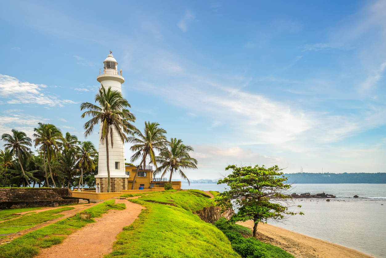 Galle mit Leuchtturm